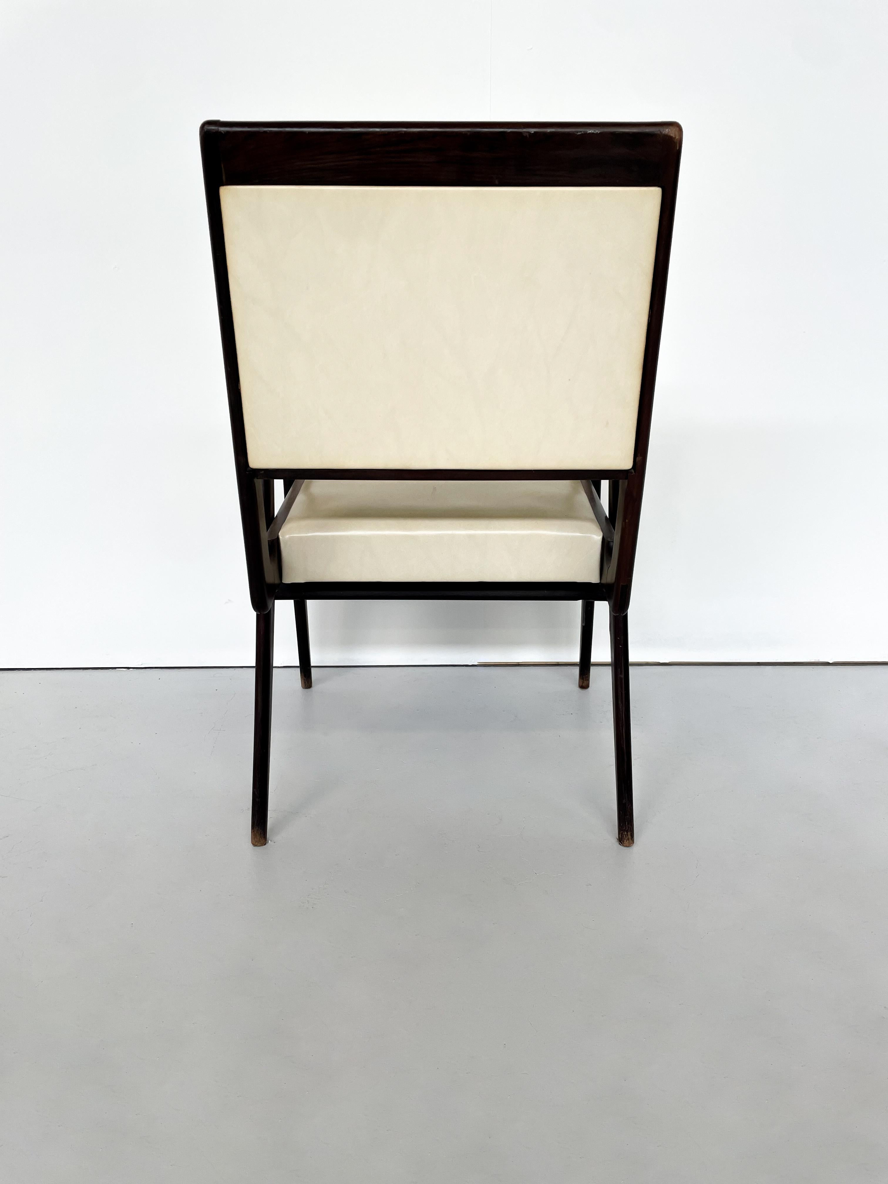 Mid-Century Modern Chair in the style of Ico Parisi, Italy, 1950s 1