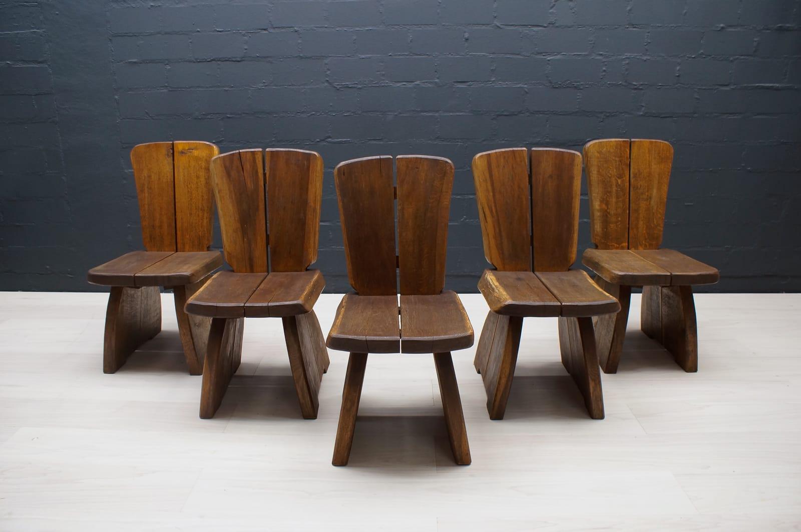 Sedia francese in legno, anni '60 in vendita 7