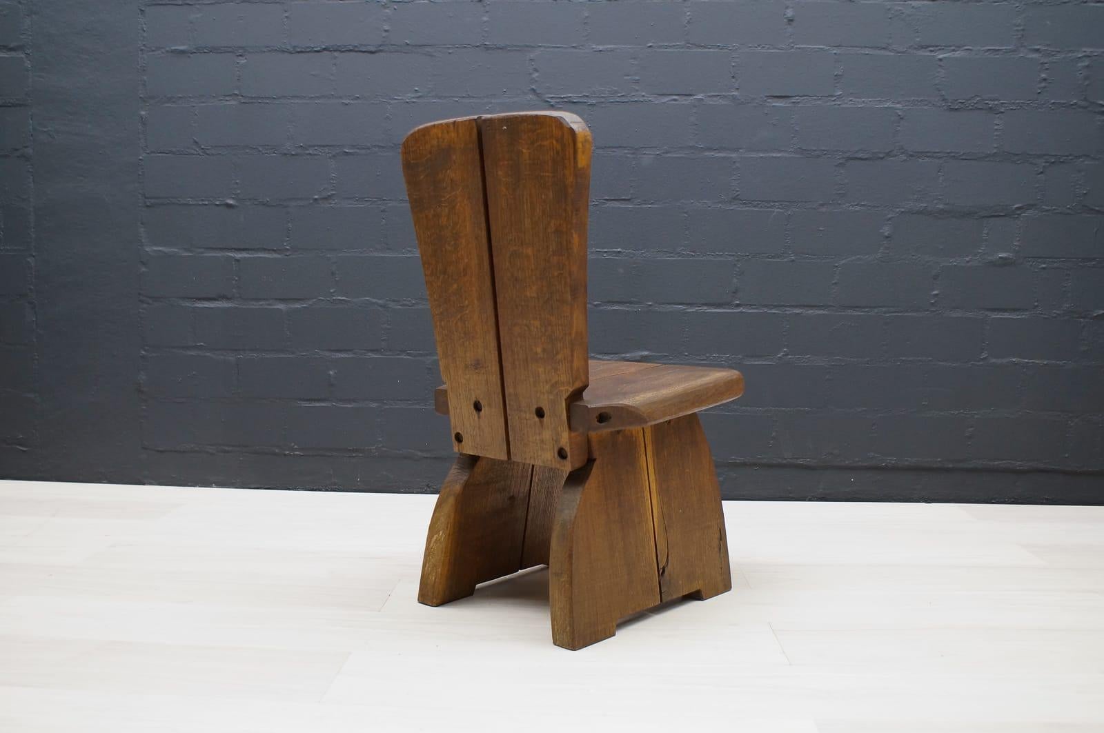 Wooden French Prvincial Chair, 1960s In Good Condition For Sale In Nürnberg, Bayern