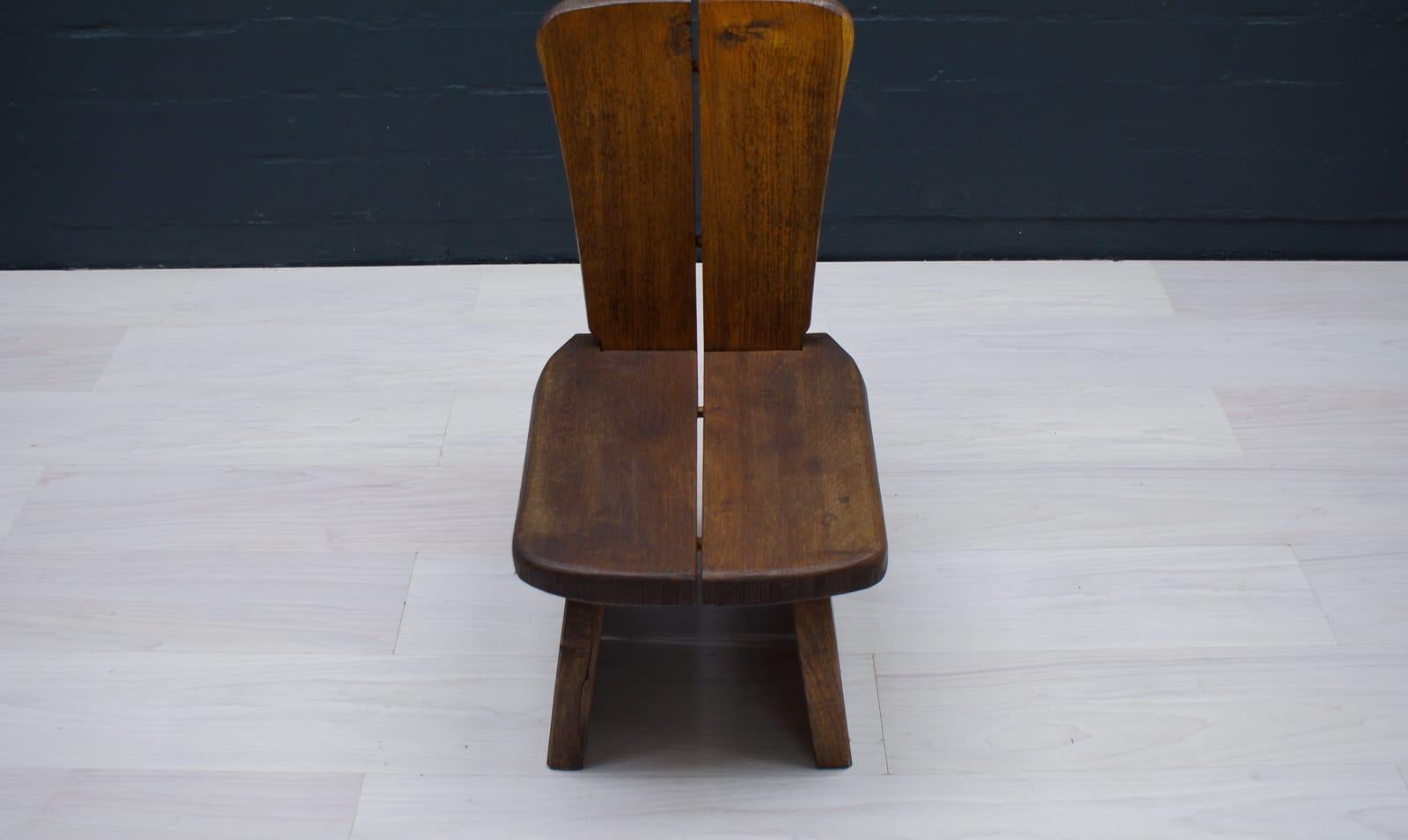 Wooden French Prvincial Chair, 1960s For Sale 1