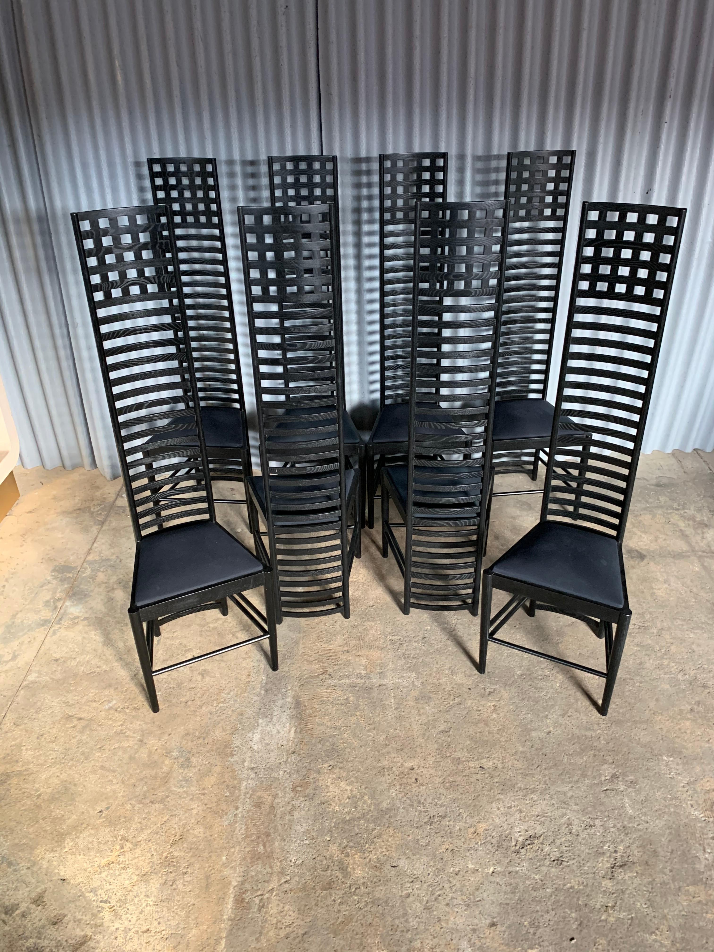 Mid-Century Modern Chairs after Charles Rennie Mackintosh 292 Hill House 3