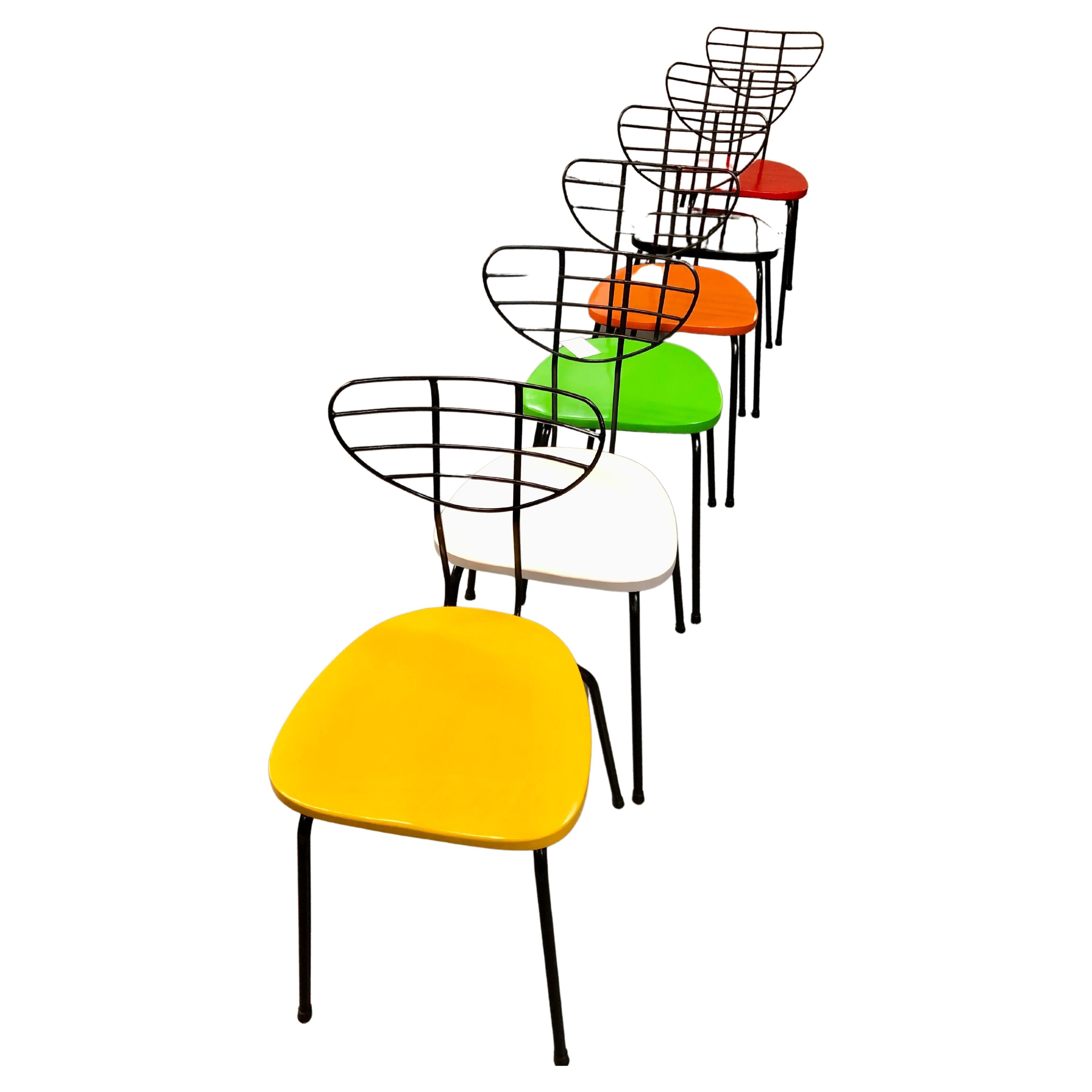 Mid-Century Modern Chairs « Radar «  Att. to Willy Van Der Meeren For Sale