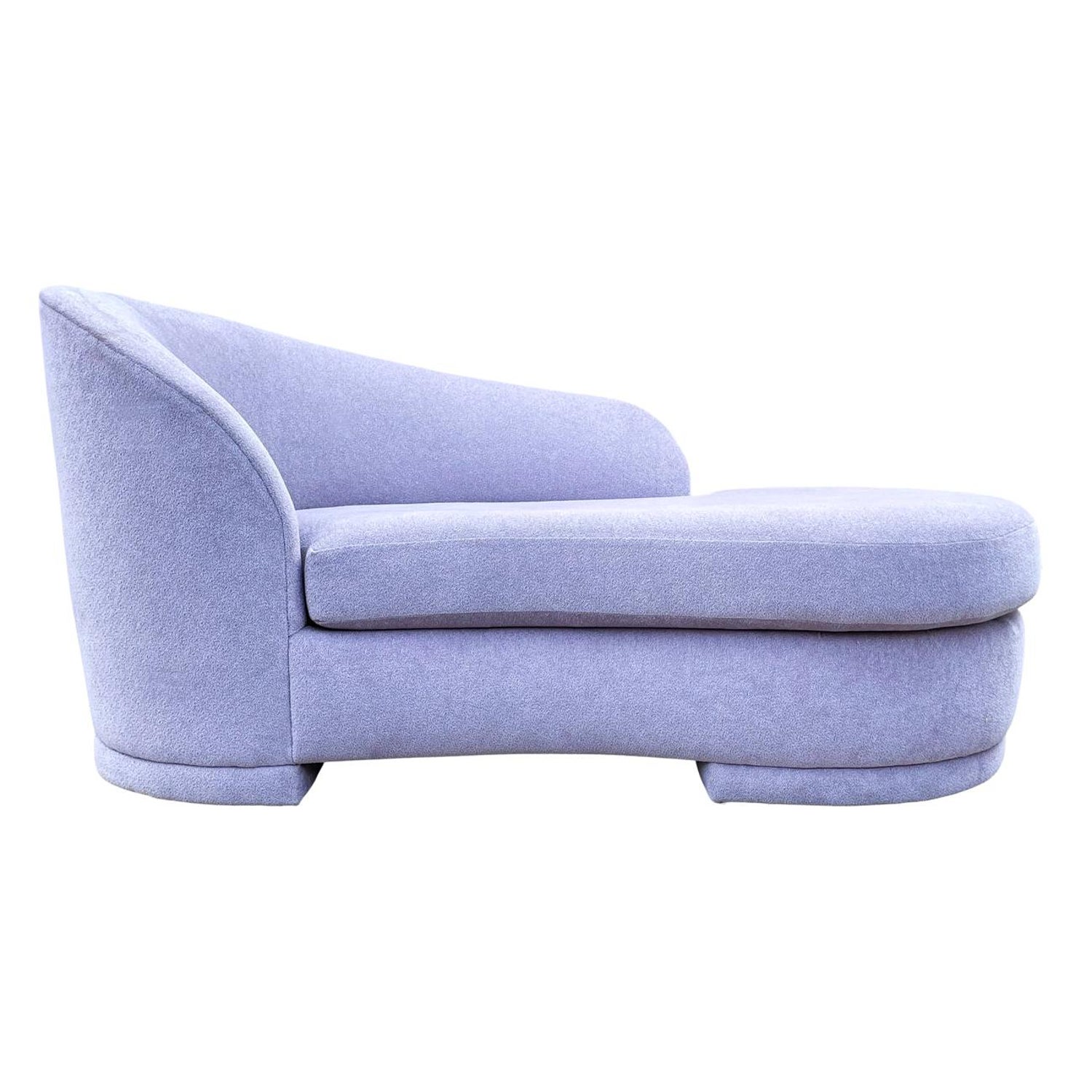 Mid-Century Modern Chaise Lounge Chair by Weiman in Lavender Boucle For  Sale at 1stDibs | lavender lounge chair, lavender chaise lounge, lavender  chaise