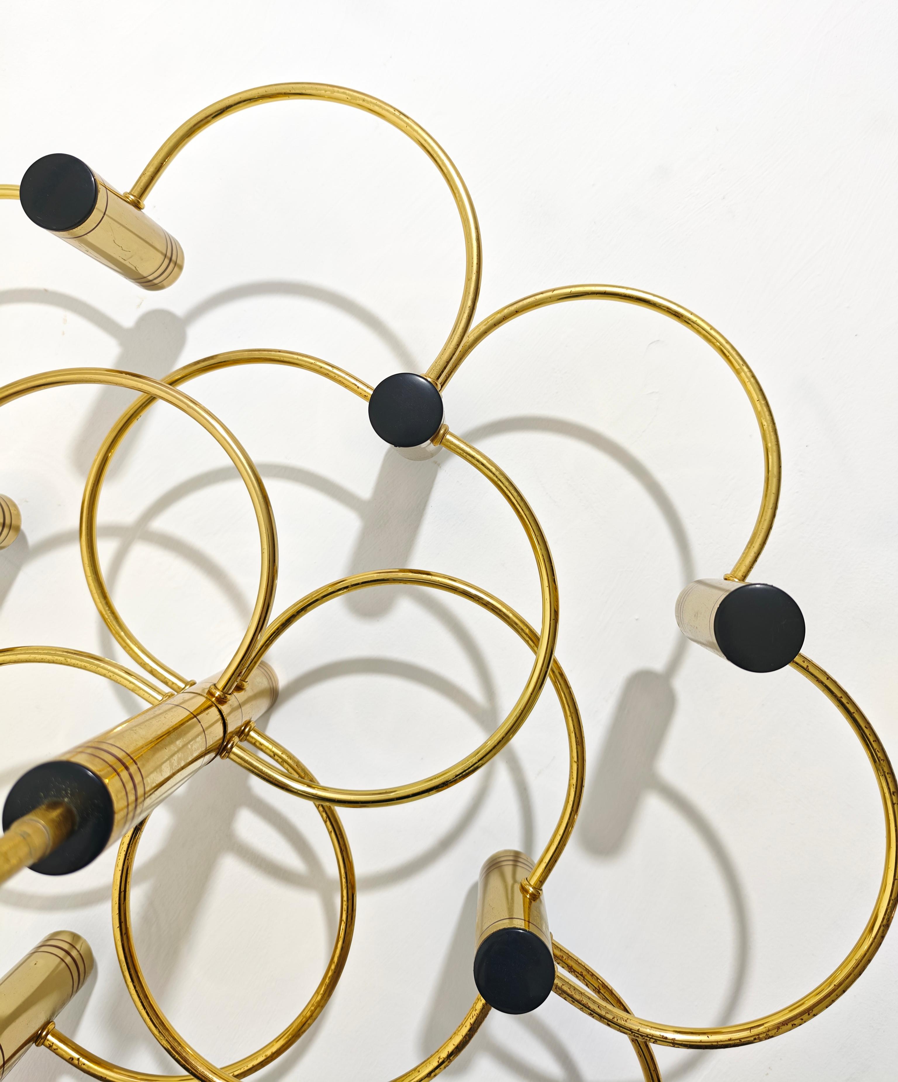 Araña moderna de mediados de siglo de Gaetano Sciolari Design Italia Años 70 siglo XX en venta