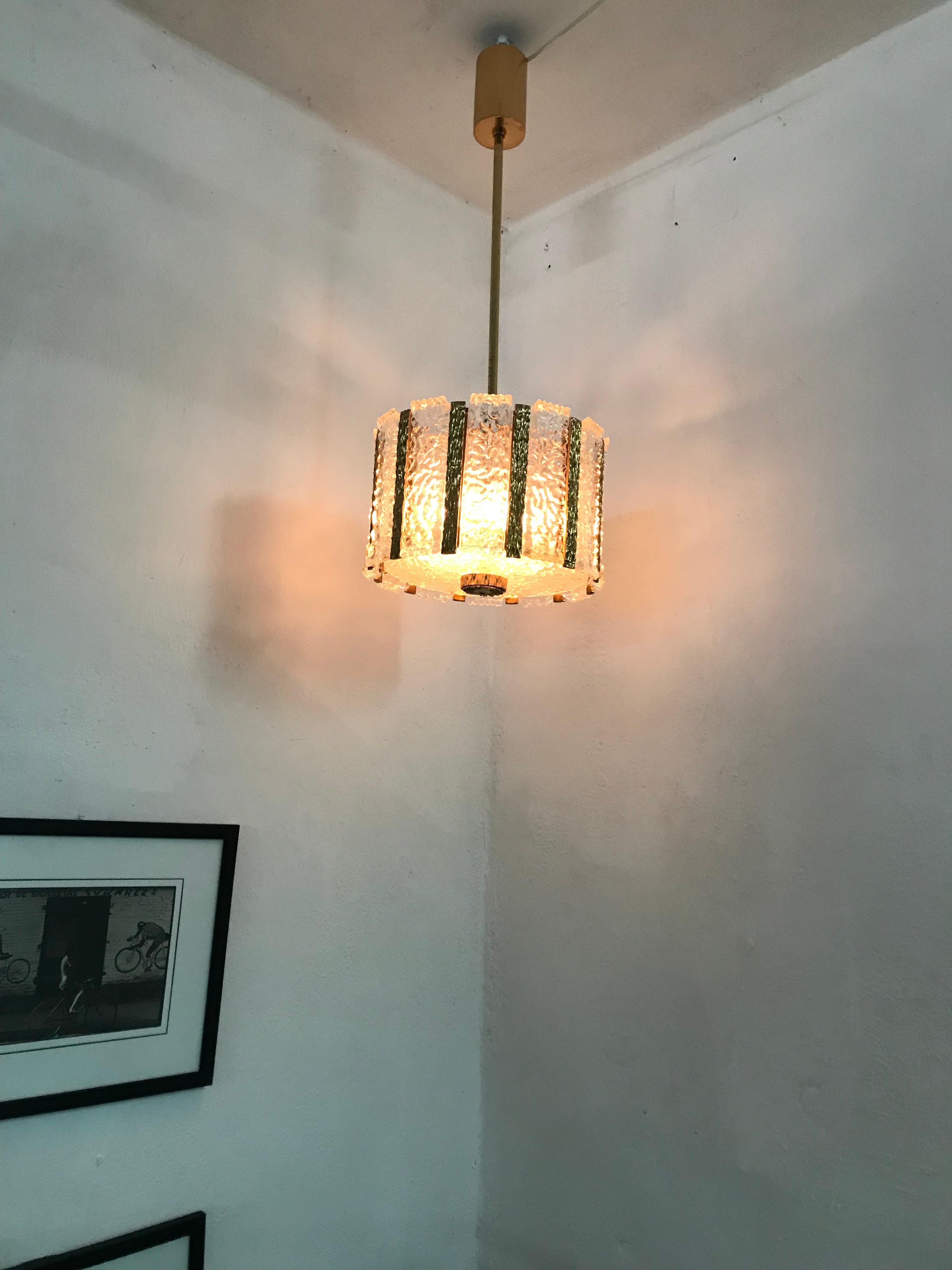 Austrian Mid-Century Modern Chandelier by Kalmar, Austria, circa 1960s For Sale