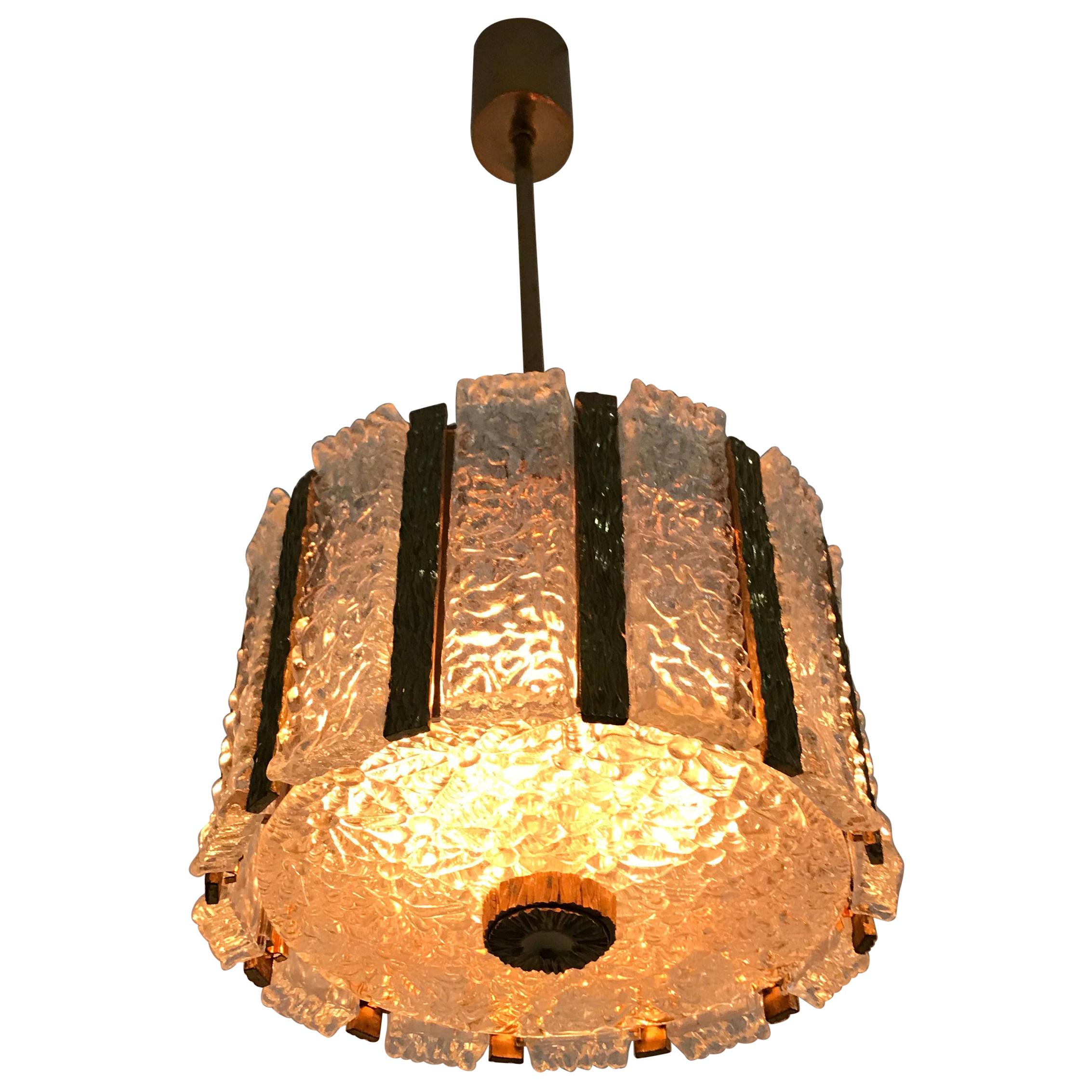 Mid-Century Modern Chandelier by Kalmar, Austria, circa 1960s For Sale