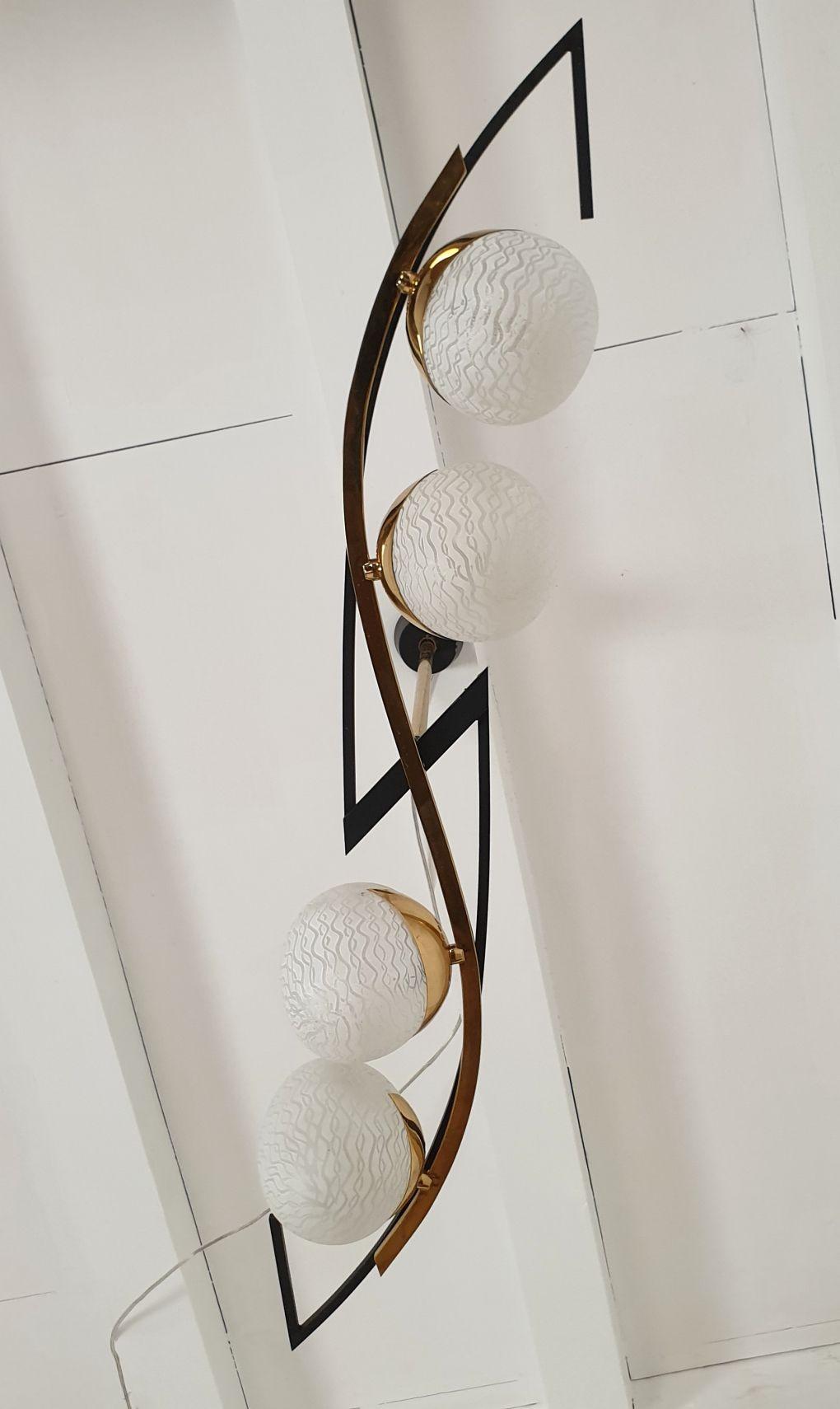 Mid Century Modern Kronleuchter von Maison Arlus (Moderne der Mitte des Jahrhunderts) im Angebot