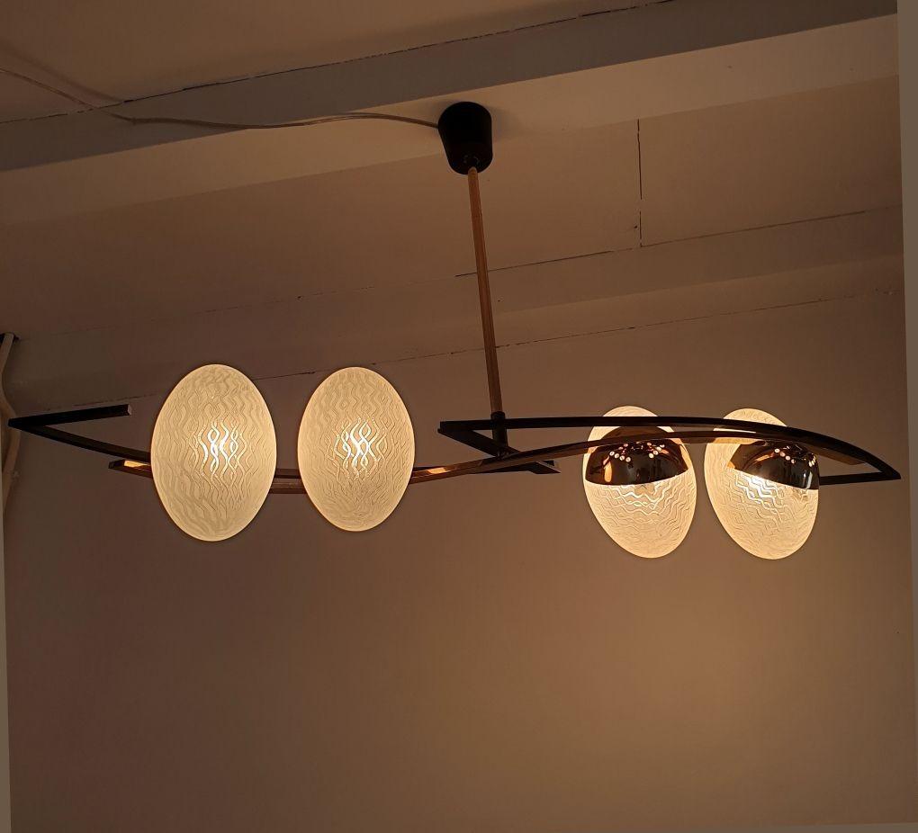 Mid Century Modern Kronleuchter von Maison Arlus (Französisch) im Angebot