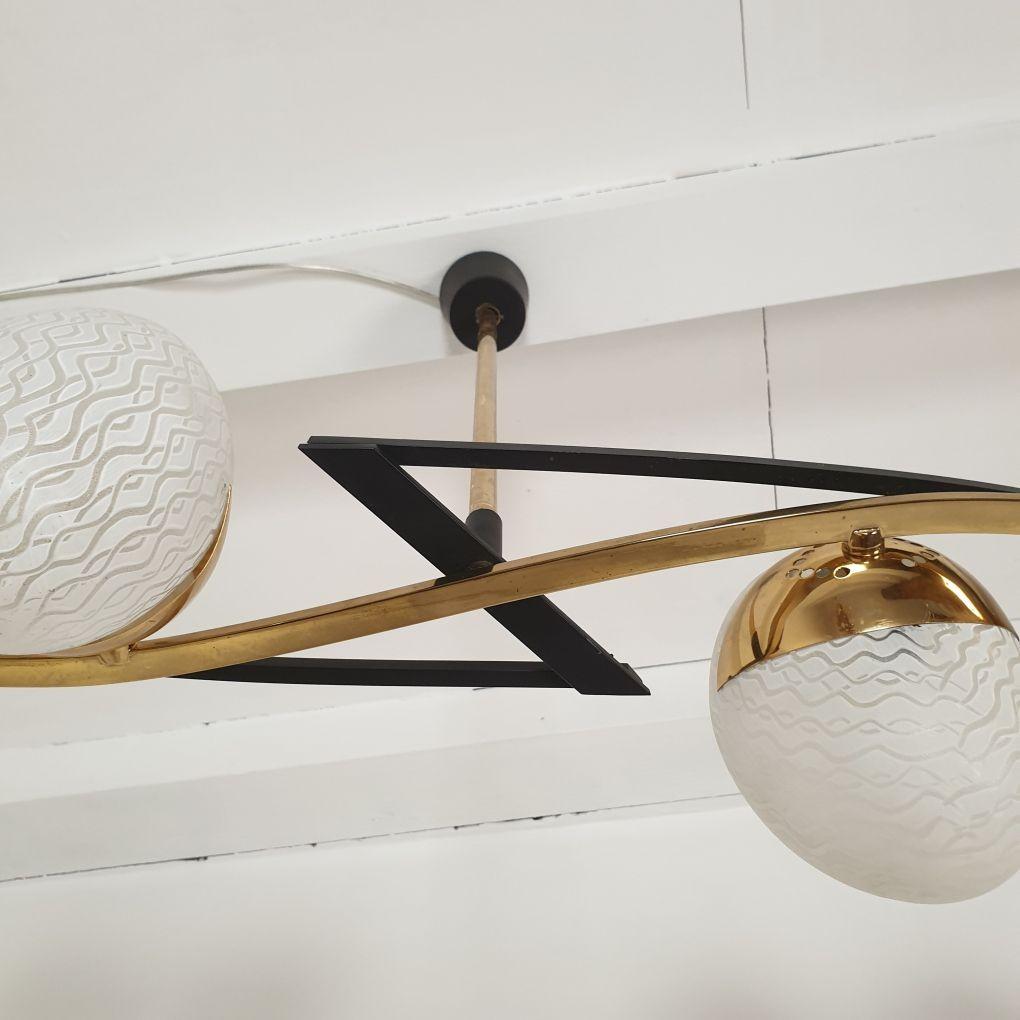 Mid Century Modern Kronleuchter von Maison Arlus (Mitte des 20. Jahrhunderts) im Angebot