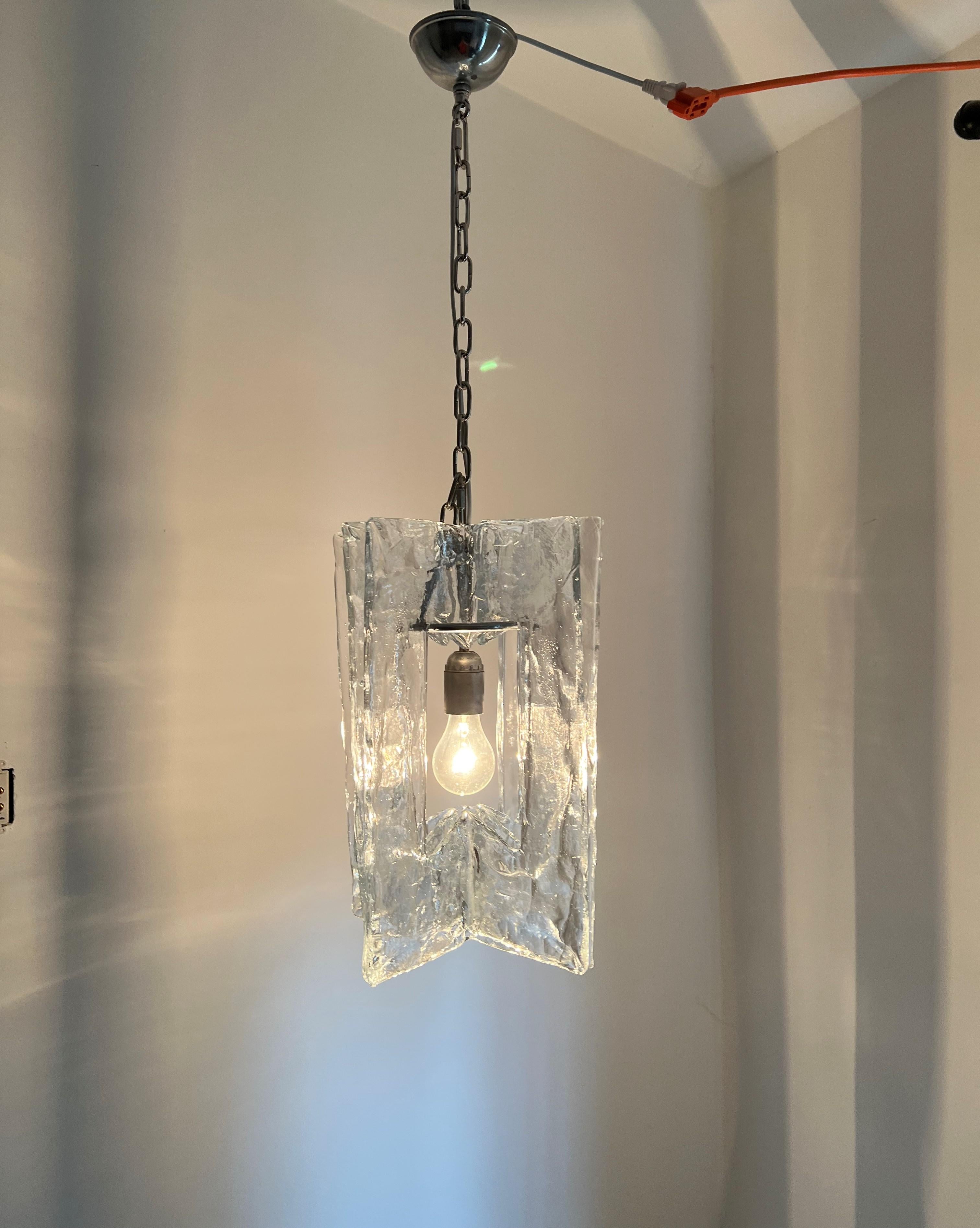 Mid-Century Modern Chandelier by Mazzega in Murano Glass, circa 1970 For Sale 11