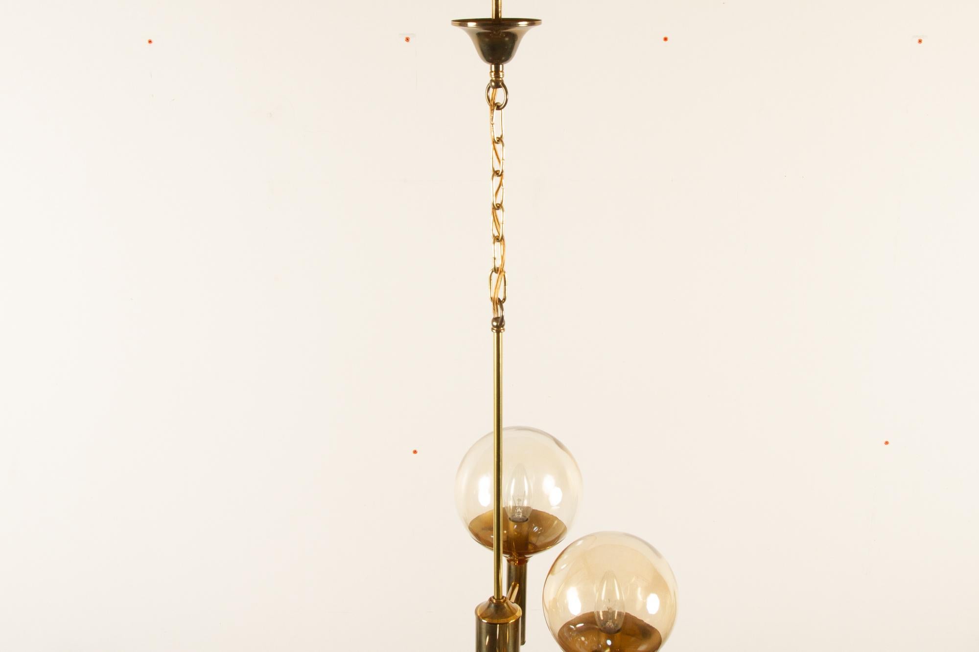Mid-Century Modern Chandelier by Svend Mejlstrøm for Mejlstrøm Belysning, 1960s 4