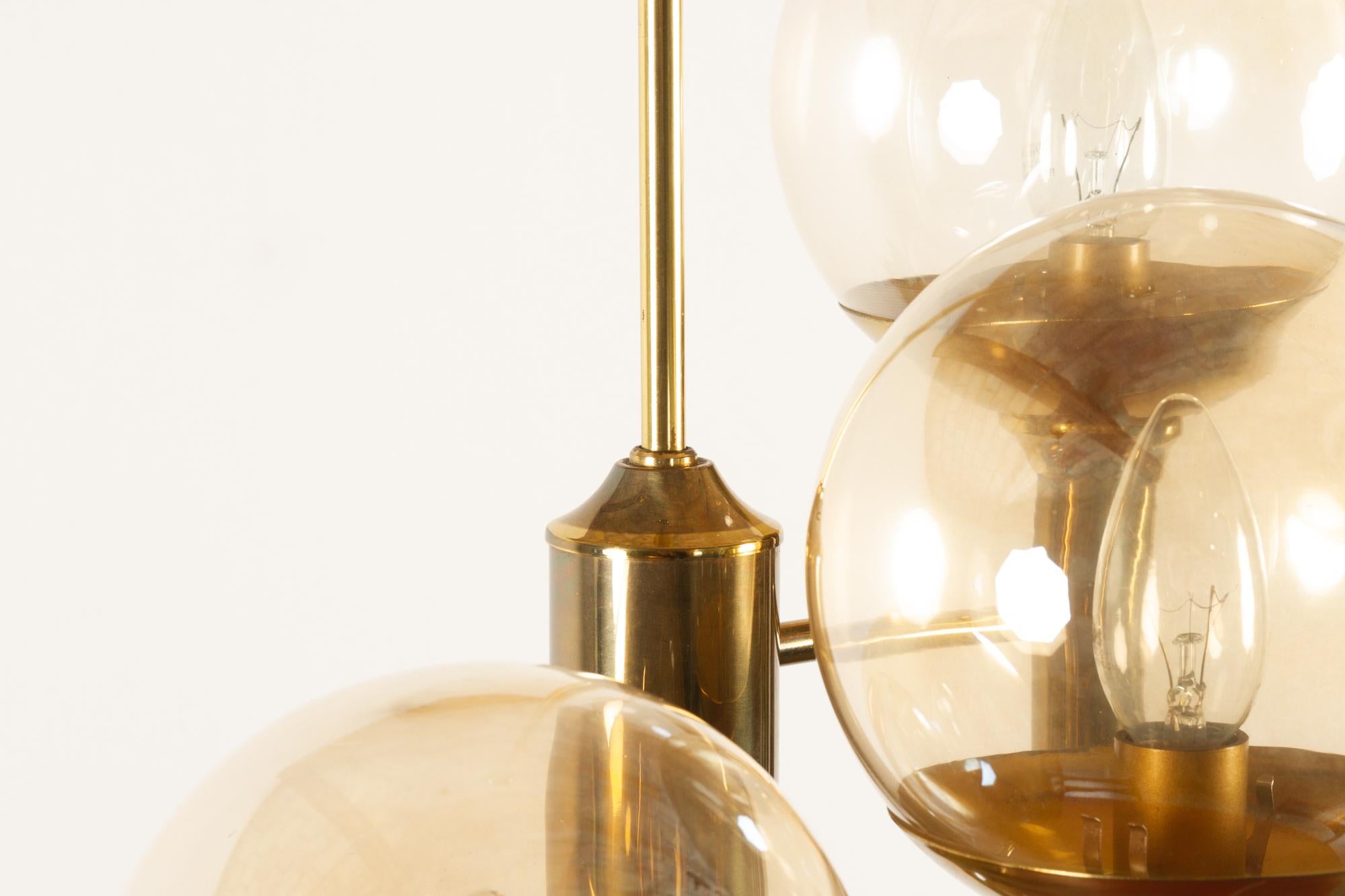 Mid-Century Modern Chandelier by Svend Mejlstrøm for Mejlstrøm Belysning, 1960s 2