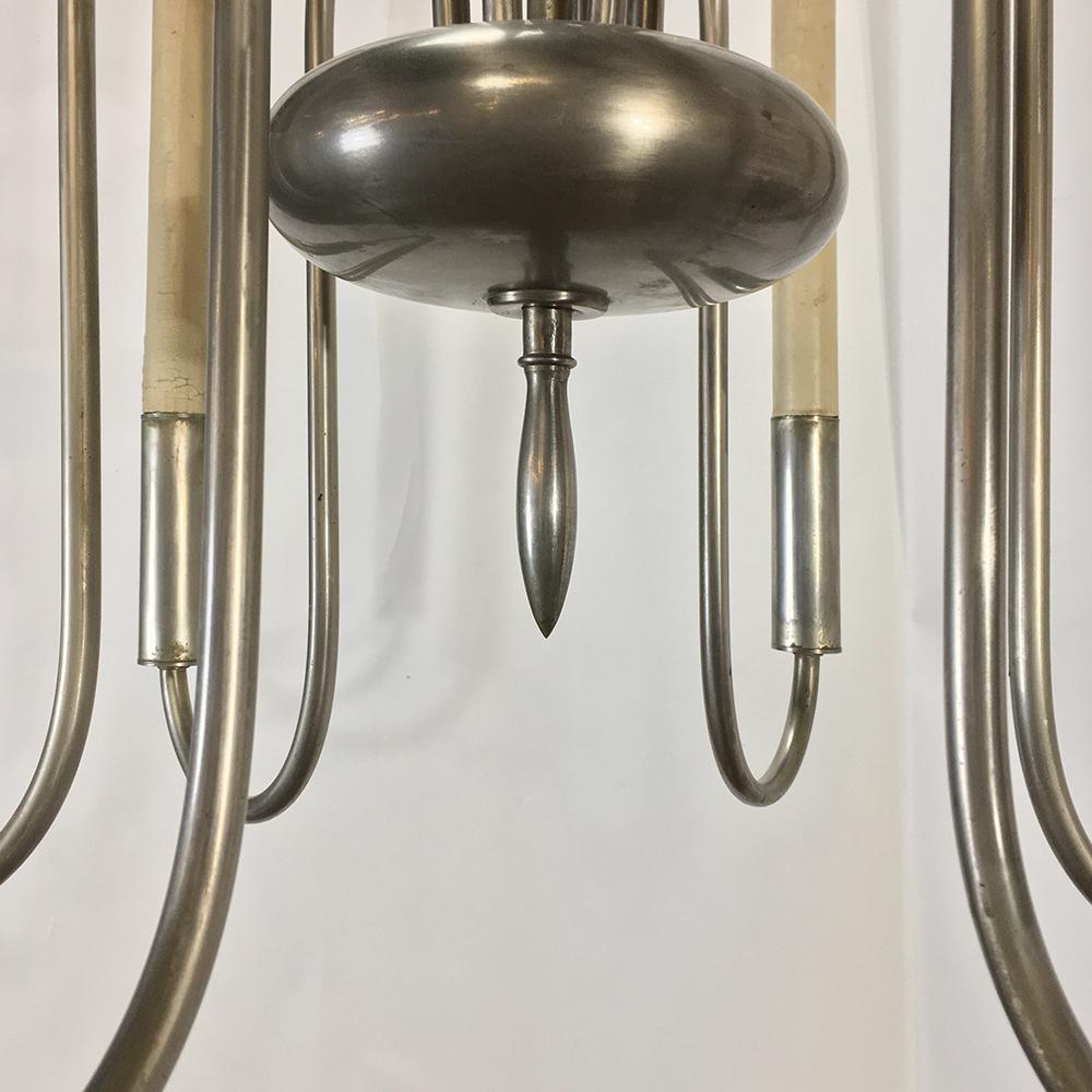 Belgian Mid-Century Modern Chandelier For Sale