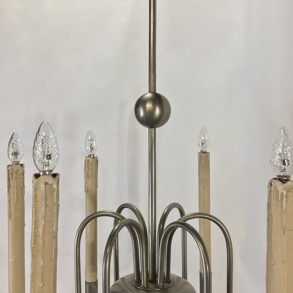 Mid-Century Modern Chandelier In Good Condition For Sale In Dallas, TX