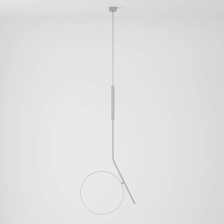 Modern Chandelier Lamp “Moonlight”, Danish Minimalist Lighting For Sale