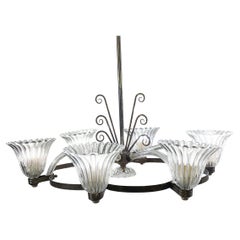 Lustre The Moderns, Murano, style Barovier, années 1950