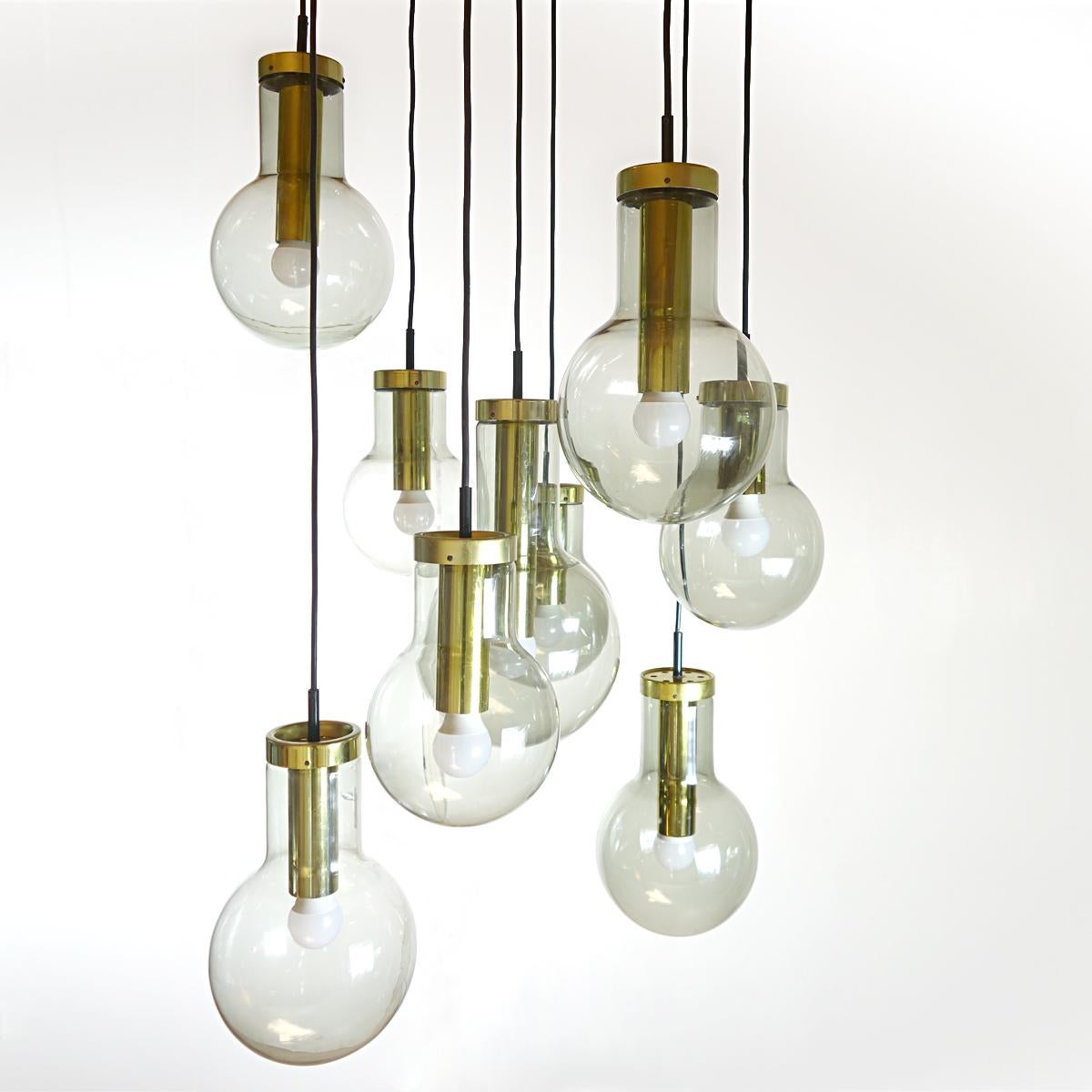 Mid-Century moderno Lampadario o pendente moderno di metà secolo 