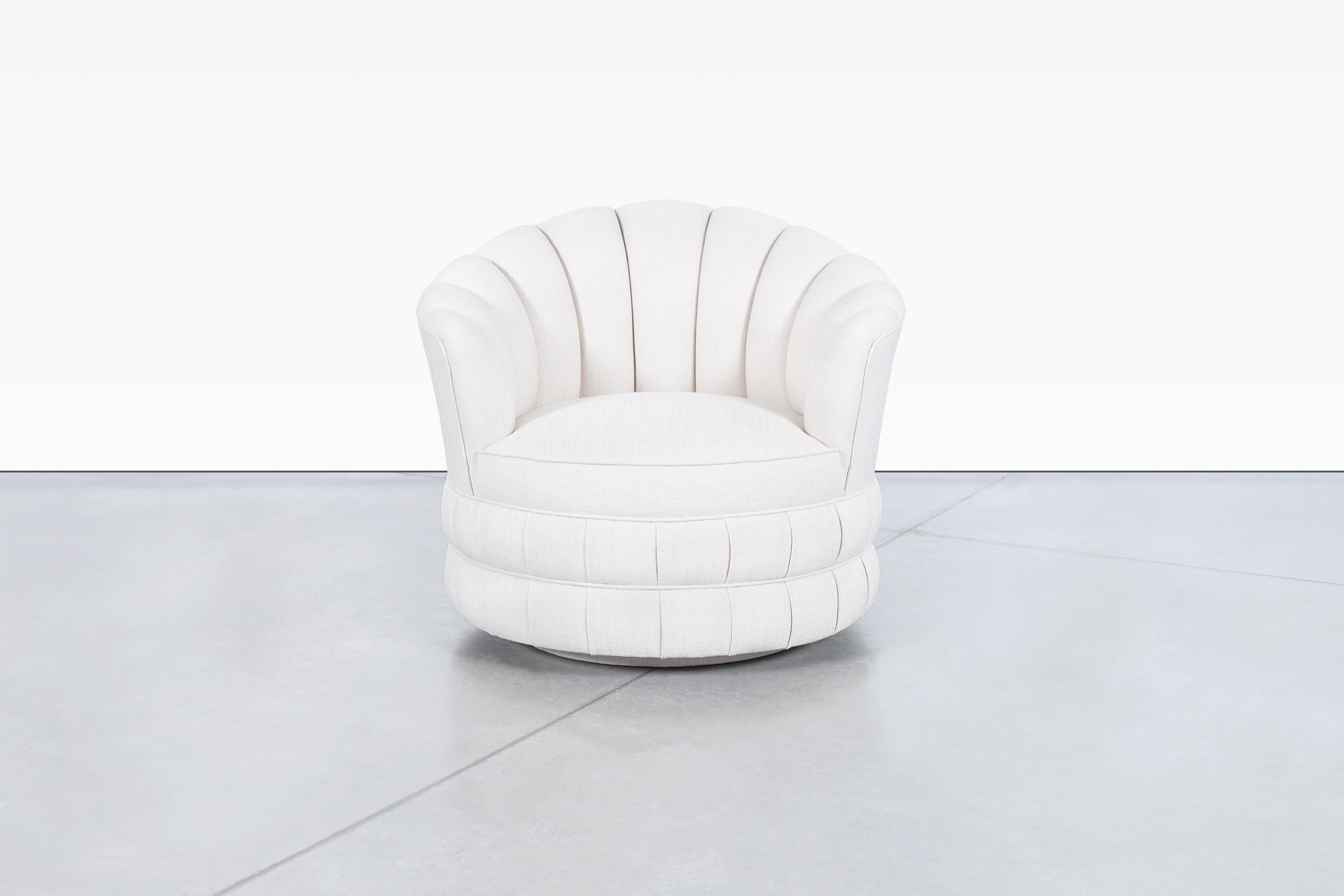 Fin du 20e siècle Chaises longues pivotantes à dossier Channel Modernity en vente