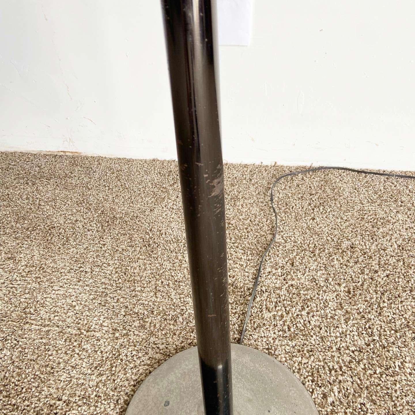 Mid-Century Modern Charcoal Laurel Floor Lamp For Sale 3