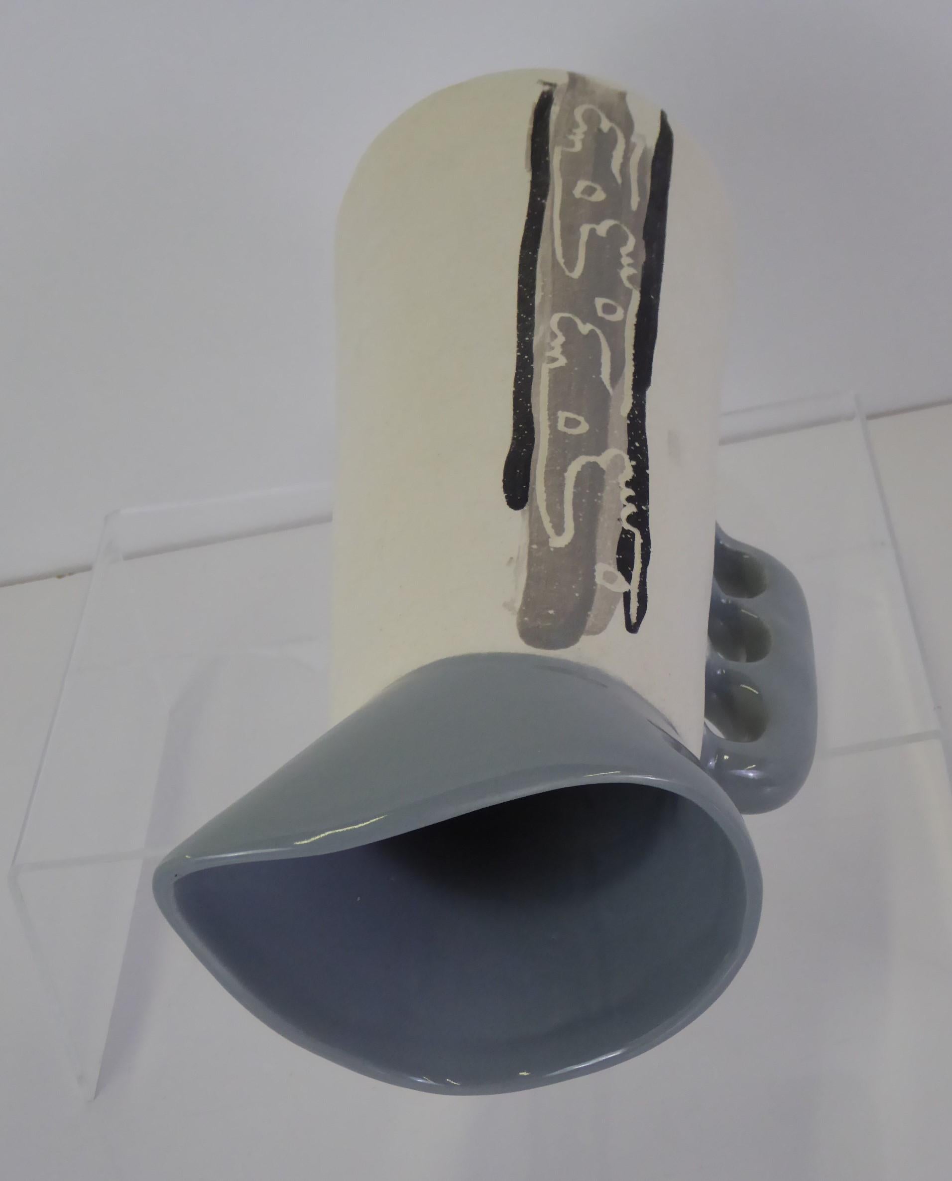 Ceramic Mid-Century Modern Charles & Alice Smith Chalice California Pottery Pitcher