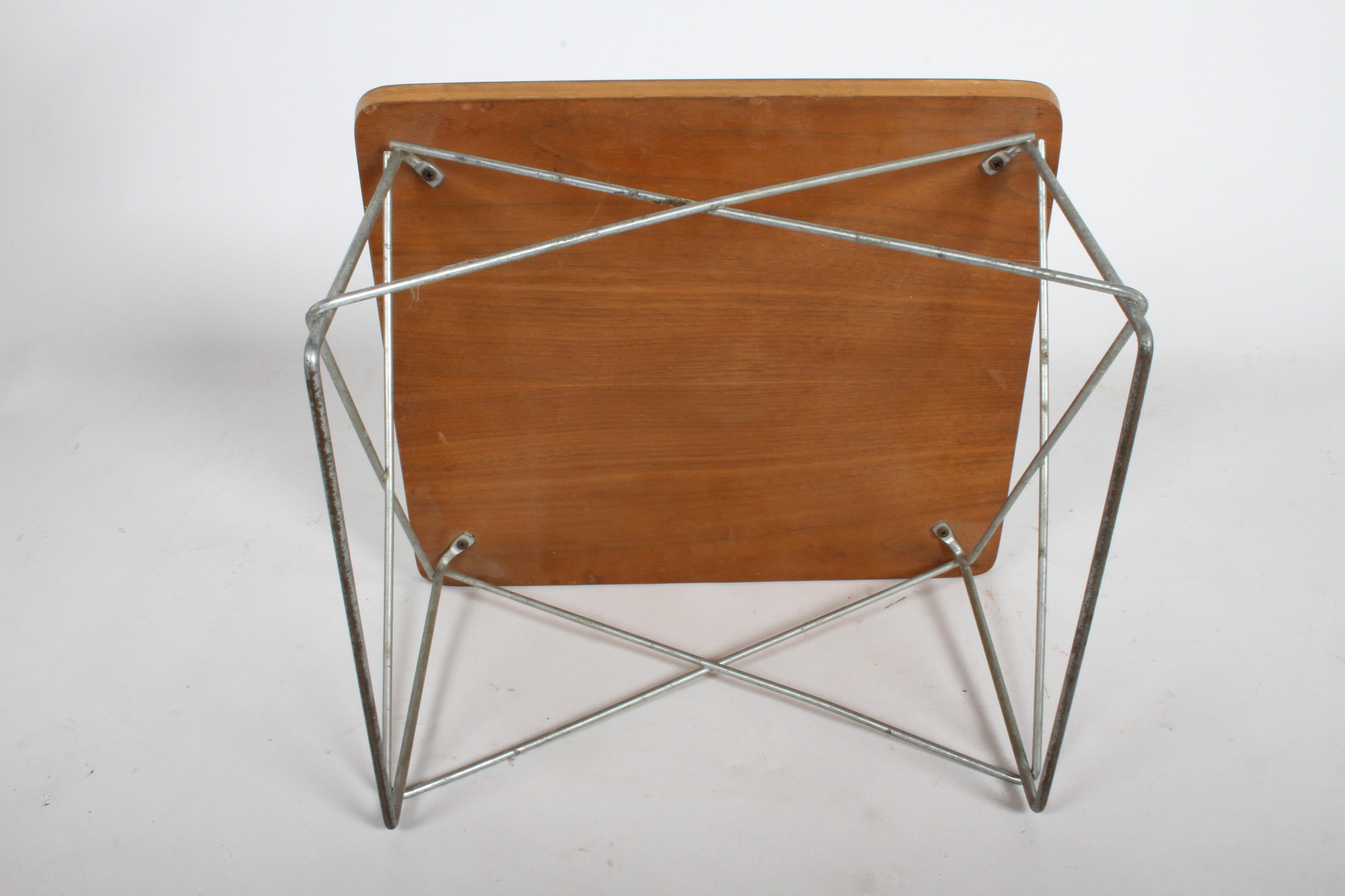 Mid-Century Modern Charles Eames for Herman Miller White Top LTR Tables 6