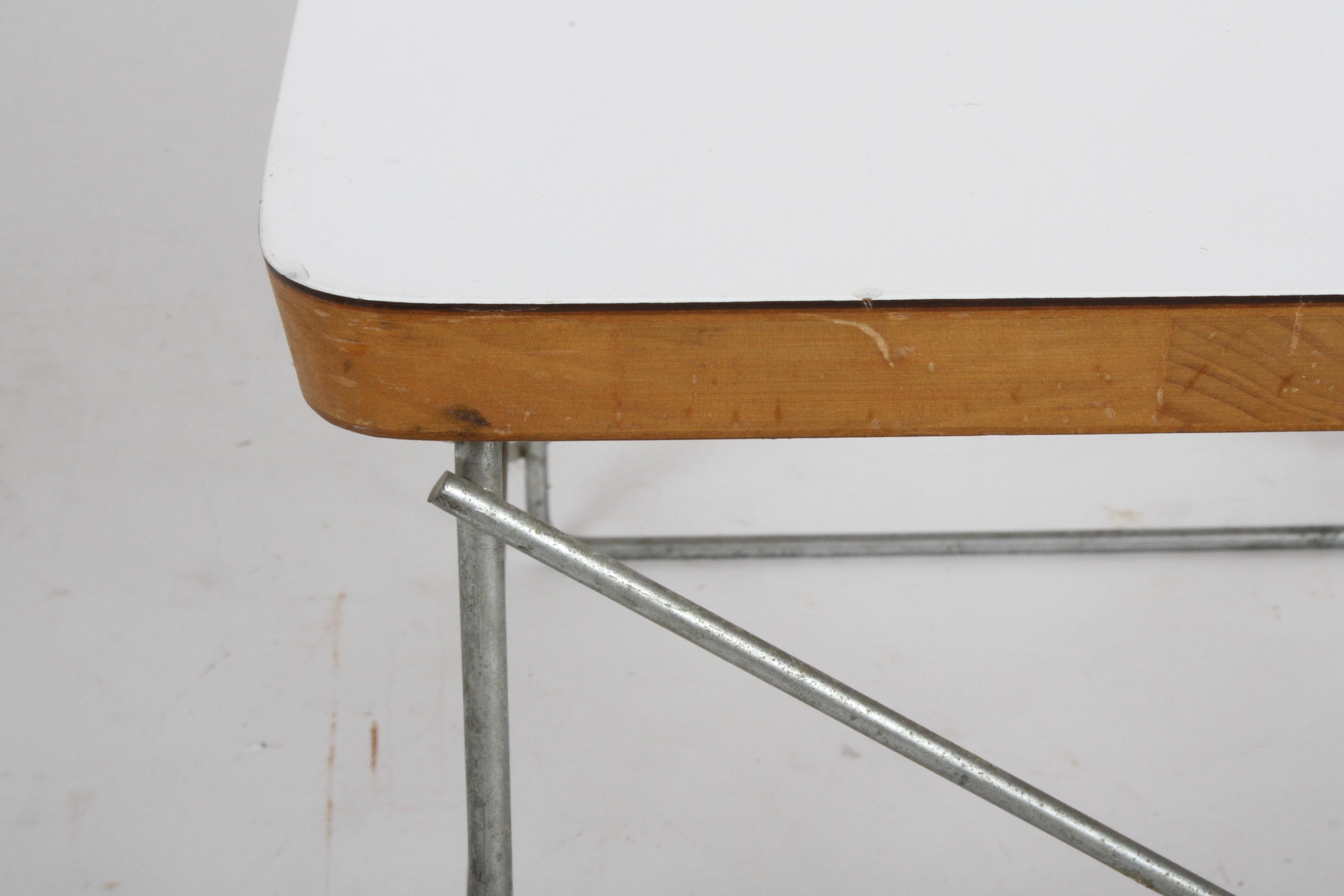 Mid-20th Century Mid-Century Modern Charles Eames for Herman Miller White Top LTR Tables