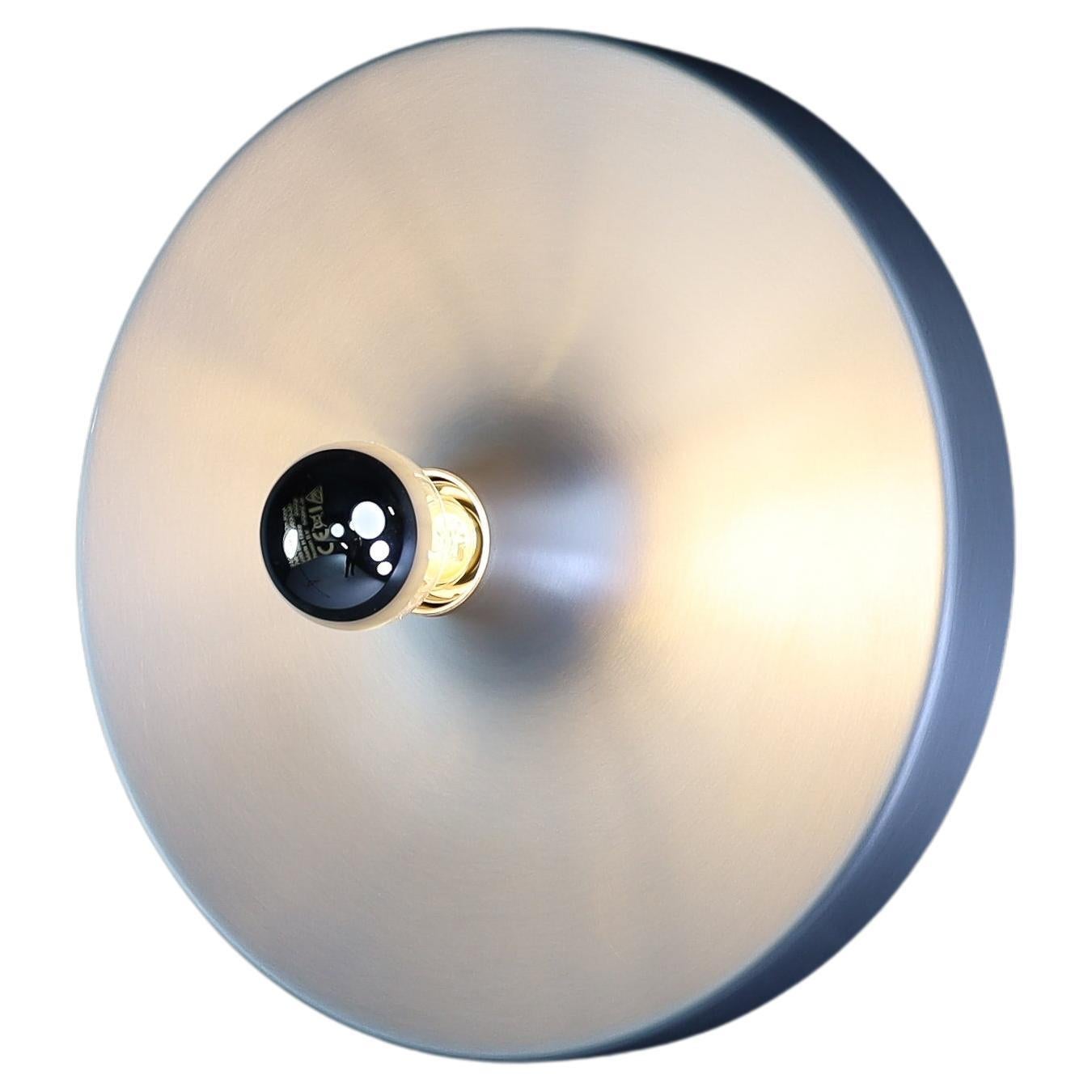 Mid Century Modern Charlotte Perriand Aluminum Disc Wall Lights, Germany 1960s   For Sale