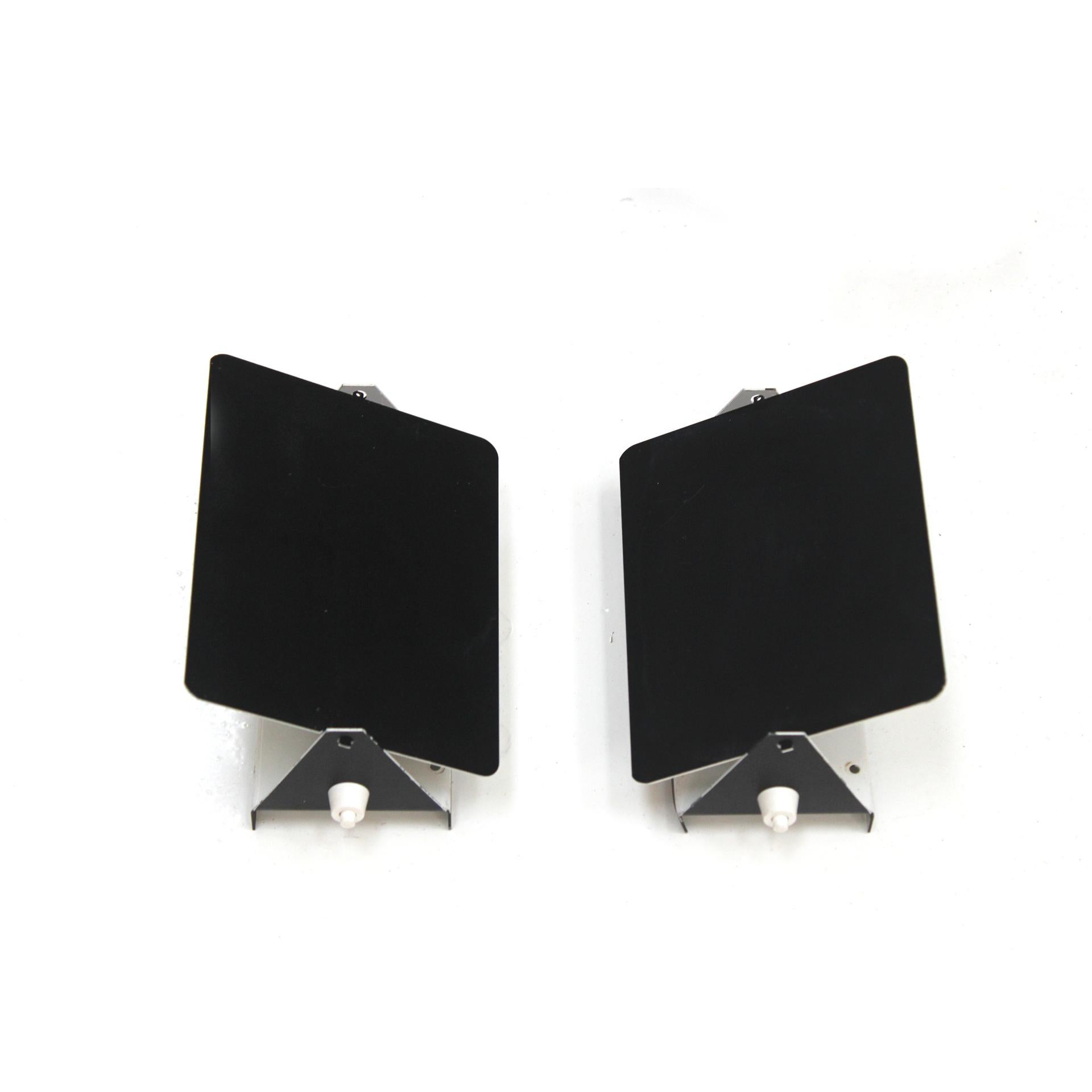 Mid-Century Modern Charlotte Perriand Mod. CP1 Set of 24 French Sconces In Good Condition For Sale In Madrid, ES