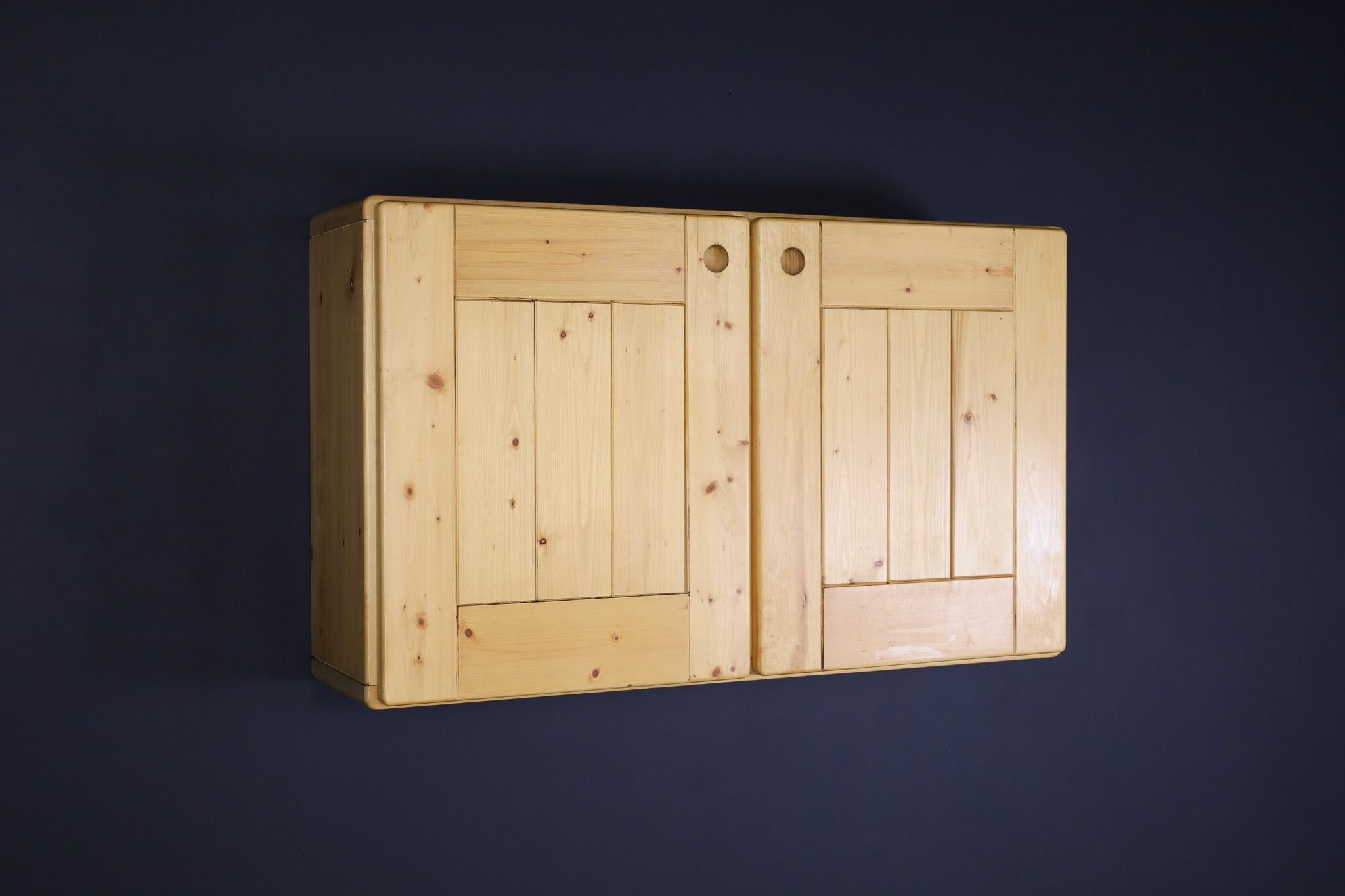 Charlotte Perriand Kiefernholz-Hängelampe für Les Arcs, Frankreich, Moderne der Mitte des Jahrhunderts im Angebot 1
