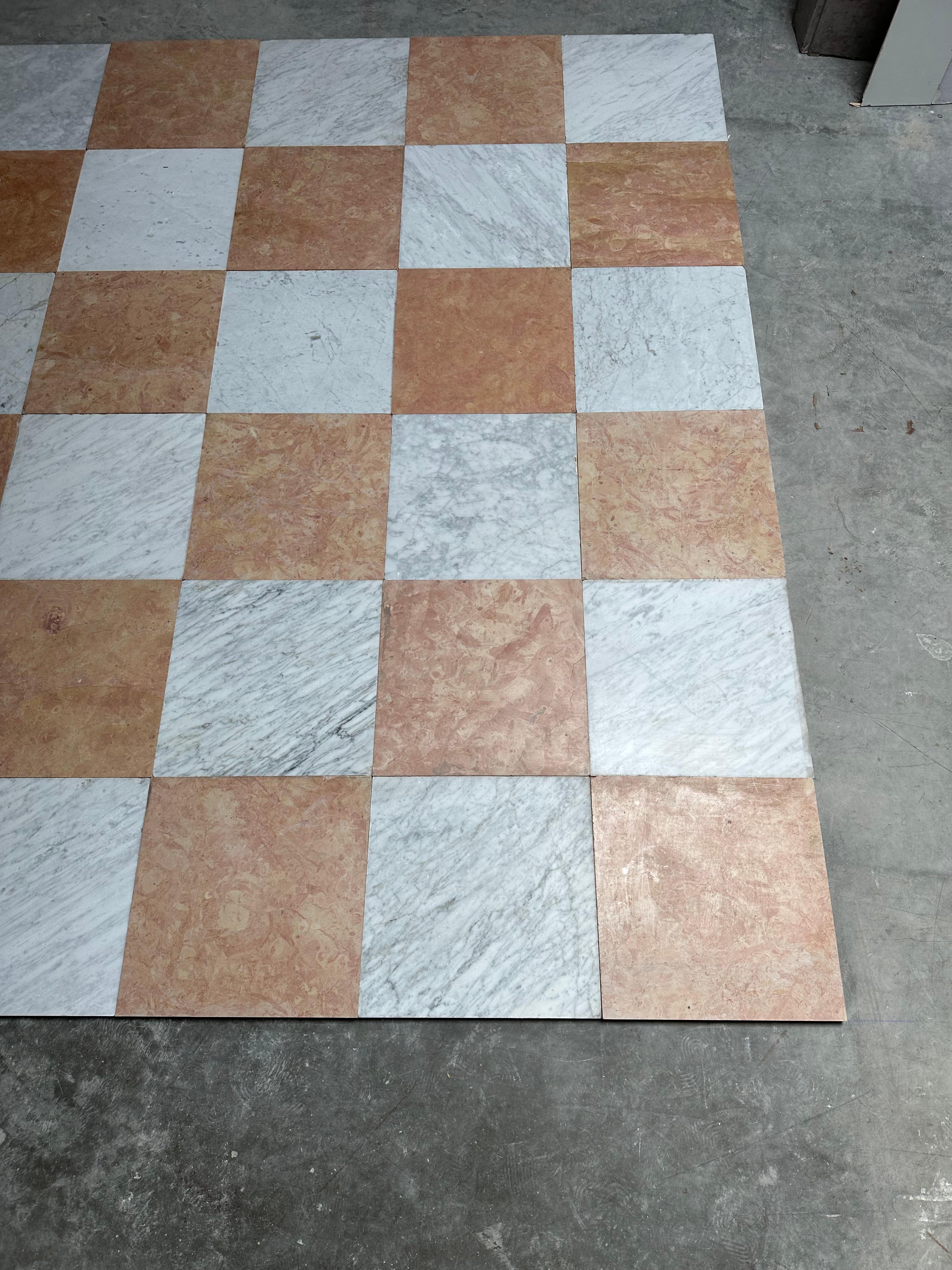 Mid-Century Modern Checkered Flooring For Sale 2