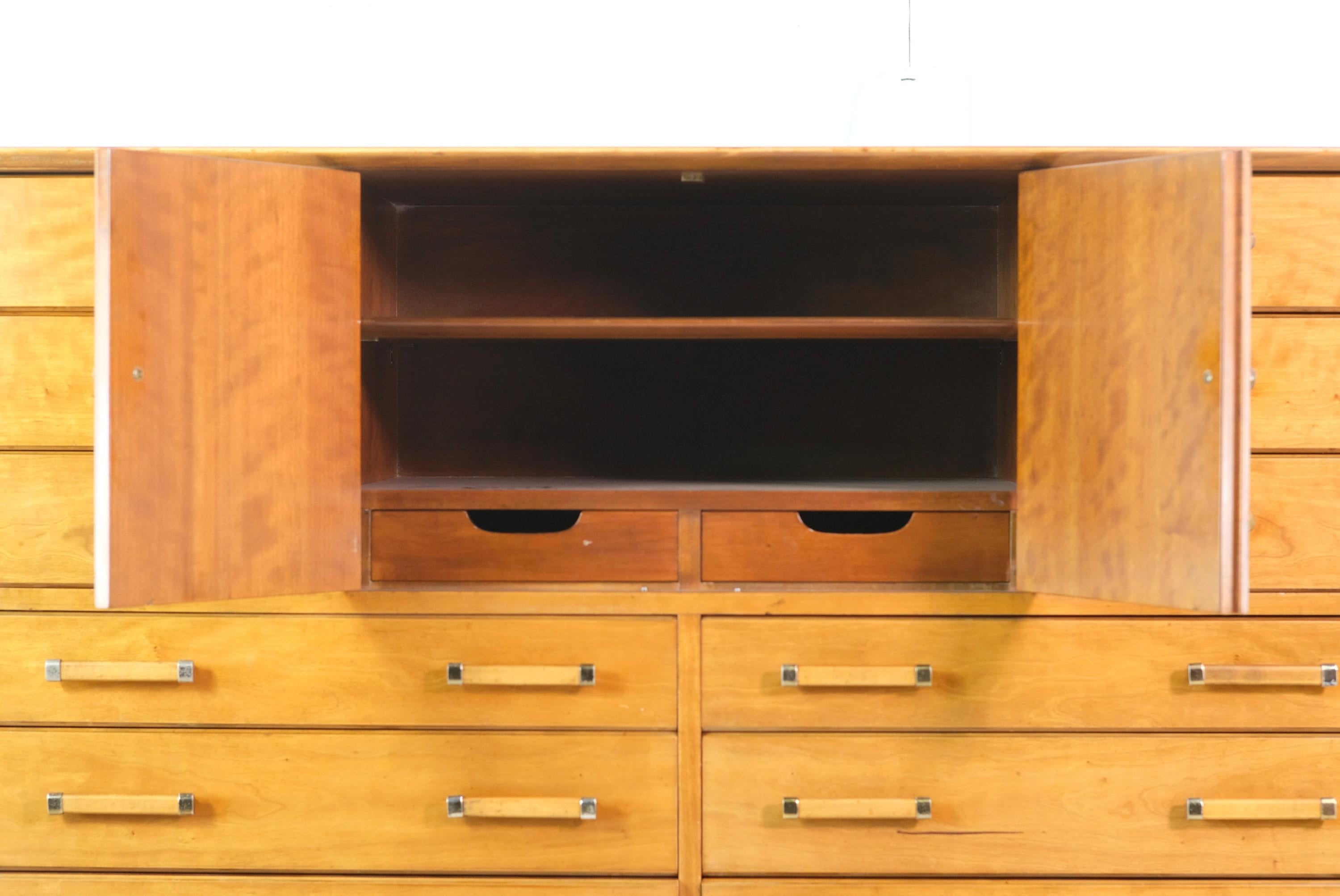 Mid-20th Century Mid-Century Modern Cherry Dresser Renzo Rutili Designer