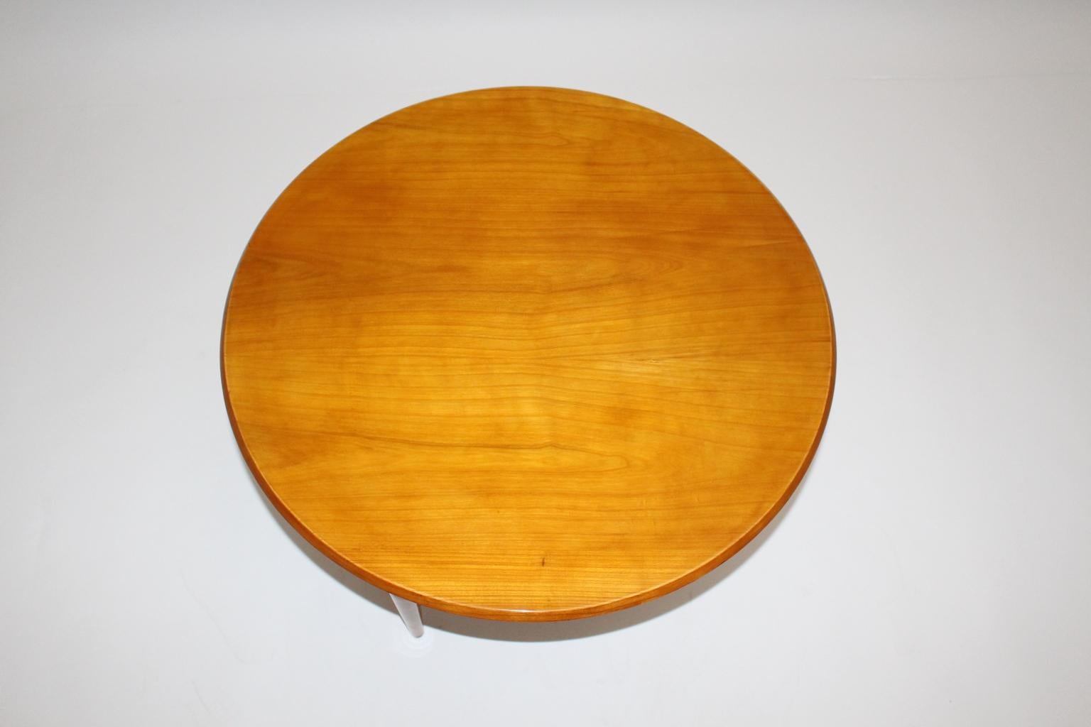 20th Century Mid-Century Modern Cherrywood Coffee Table Josef Frank attributed Sweden 1950 For Sale