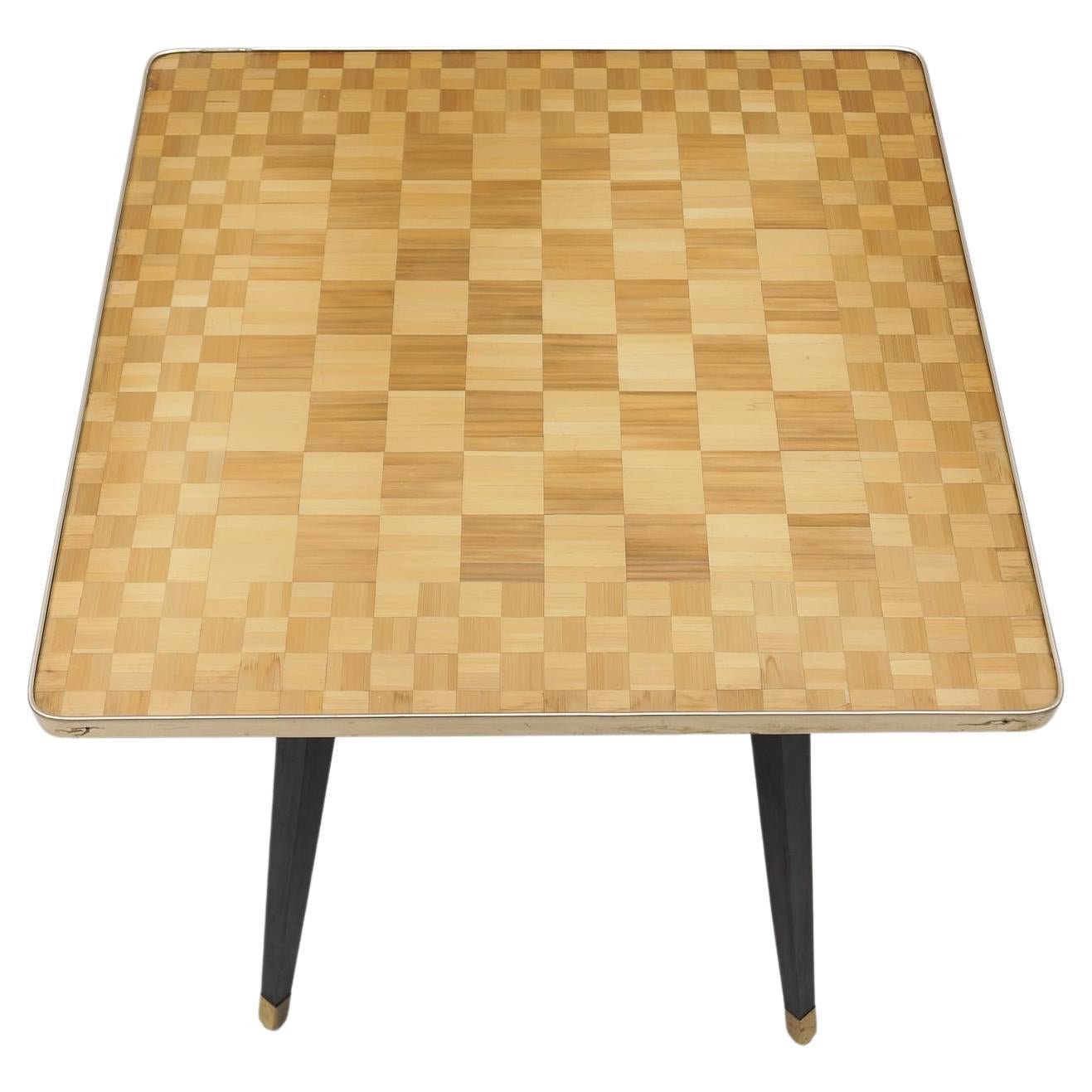 Mid-Century Modern Chess Table, Italy, 1950s For Sale