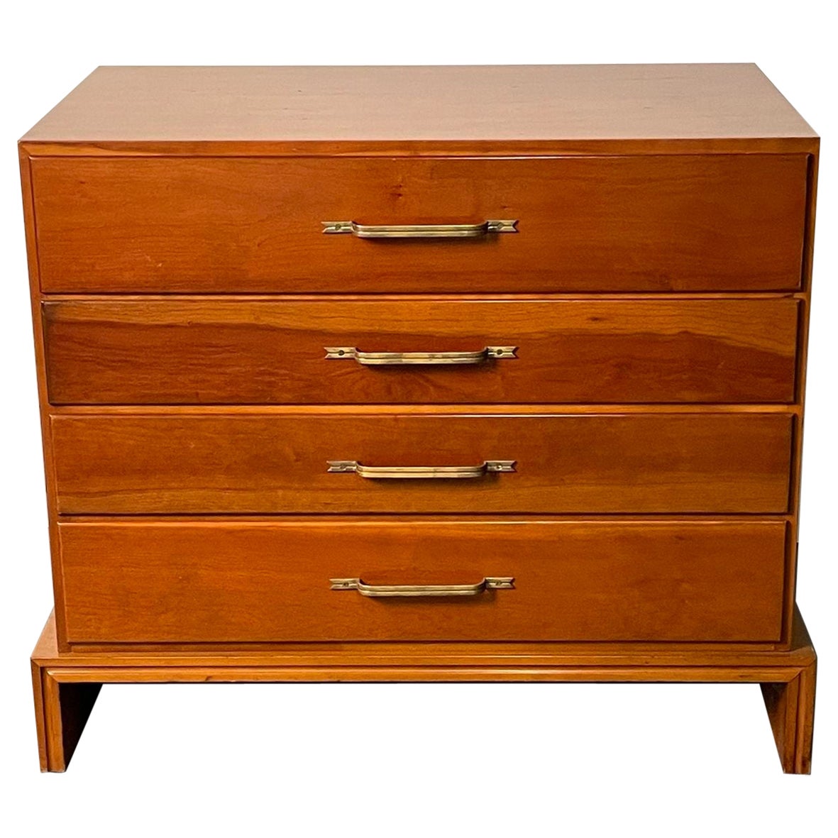 Mid-Century Modern Chest / Dresser, Tommi Parzinger for Charak Modern, Cherry