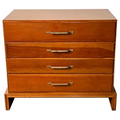 Mid-Century Modern Chest / Dresser, Tommi Parzinger for Charak Modern, Cherry