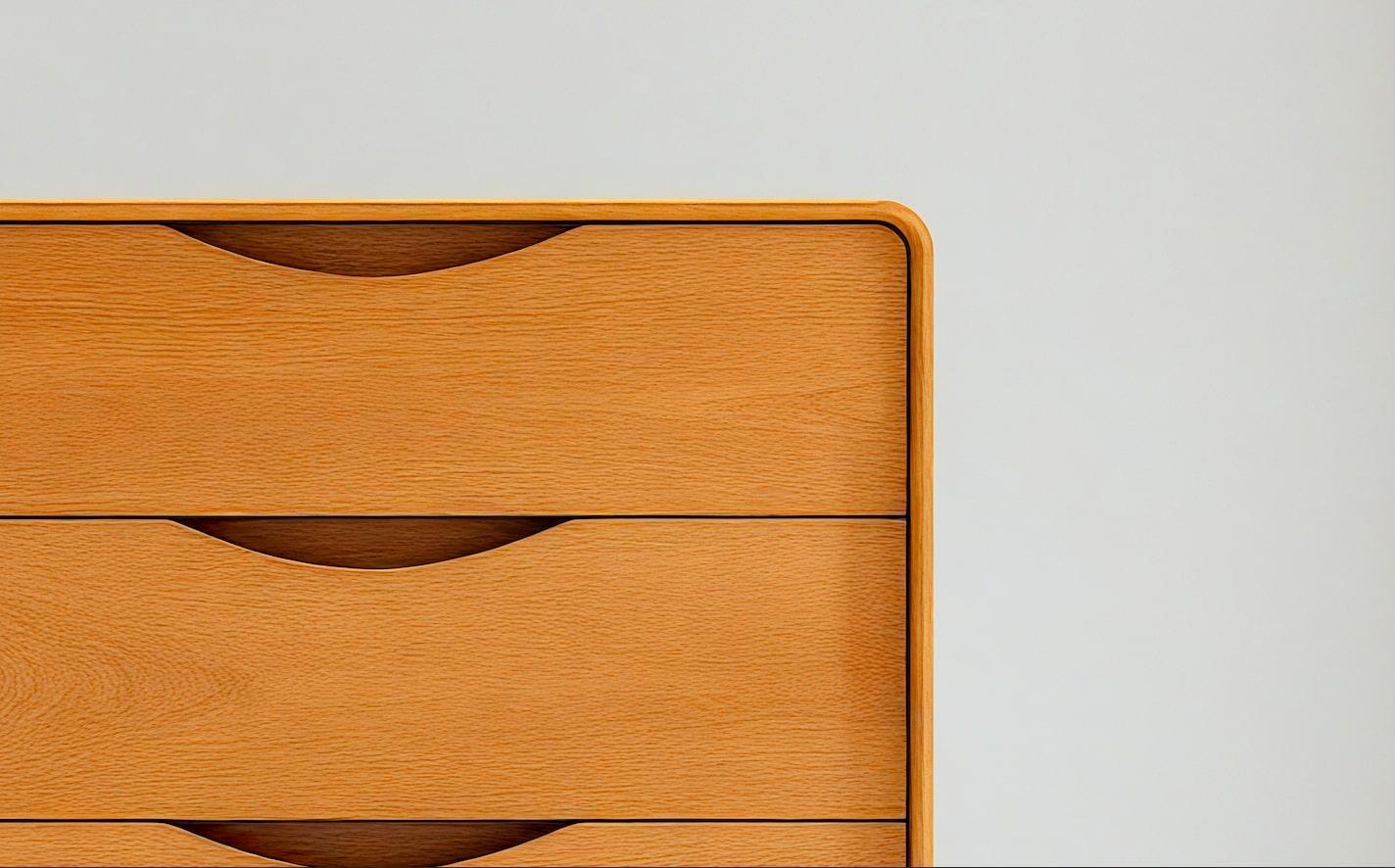 Hand-Crafted Mid-Century Modern Chest of Drawer/Dresser by Artisanal For Sale
