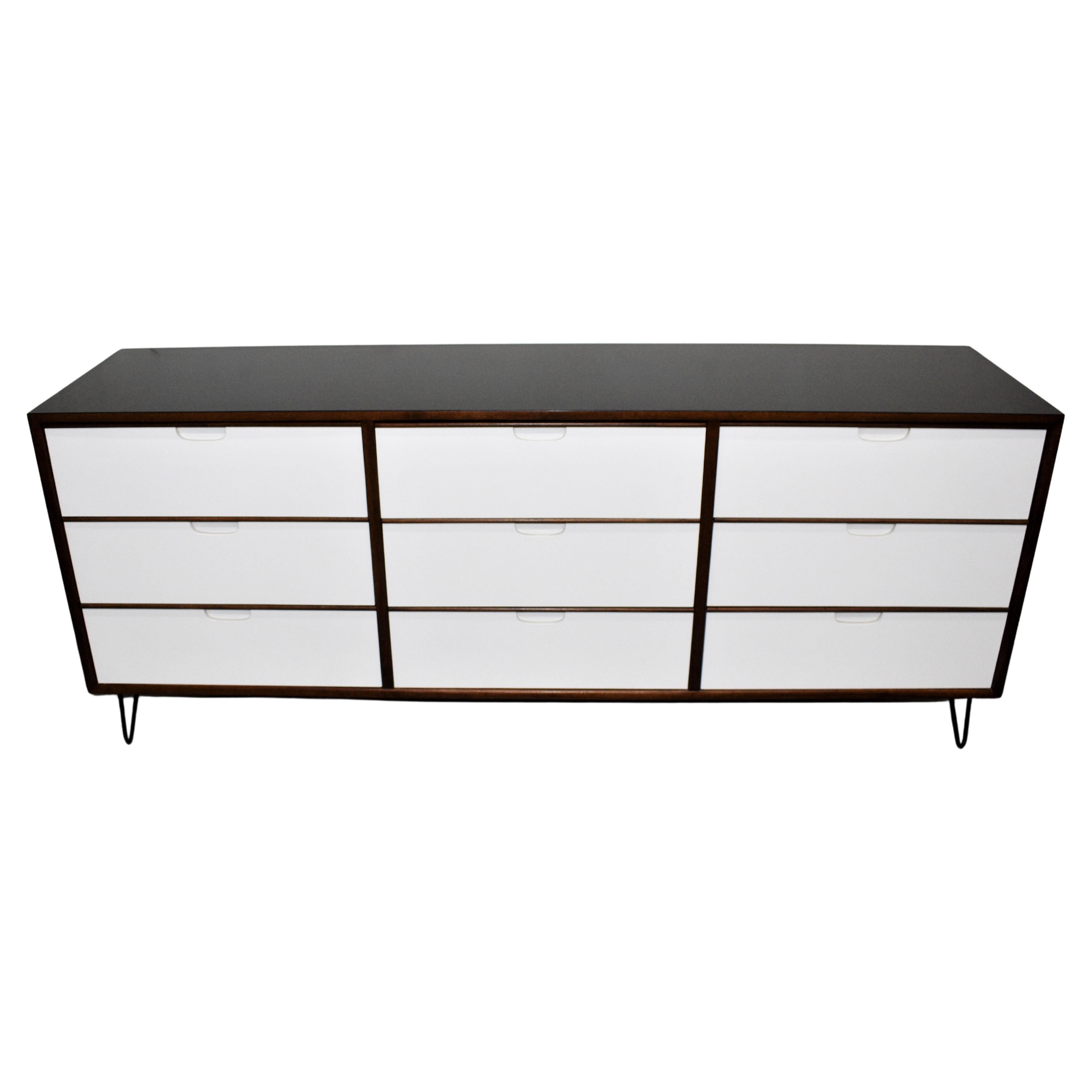 Black And White Mid Century Modern Chest Of Drawers For Sale At 1stDibs Black And White Mid Century Modern Chest Of Drawers For Sale At 1stDibs
