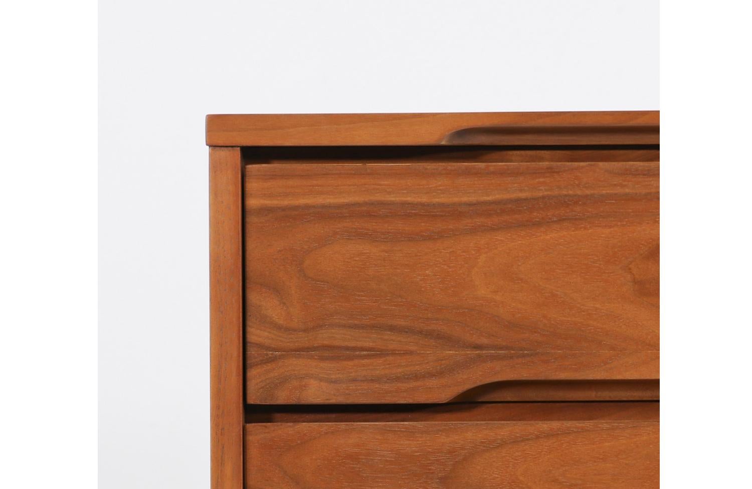 Brass Mid-Century Modern Chest of Drawers by Stanley Furniture