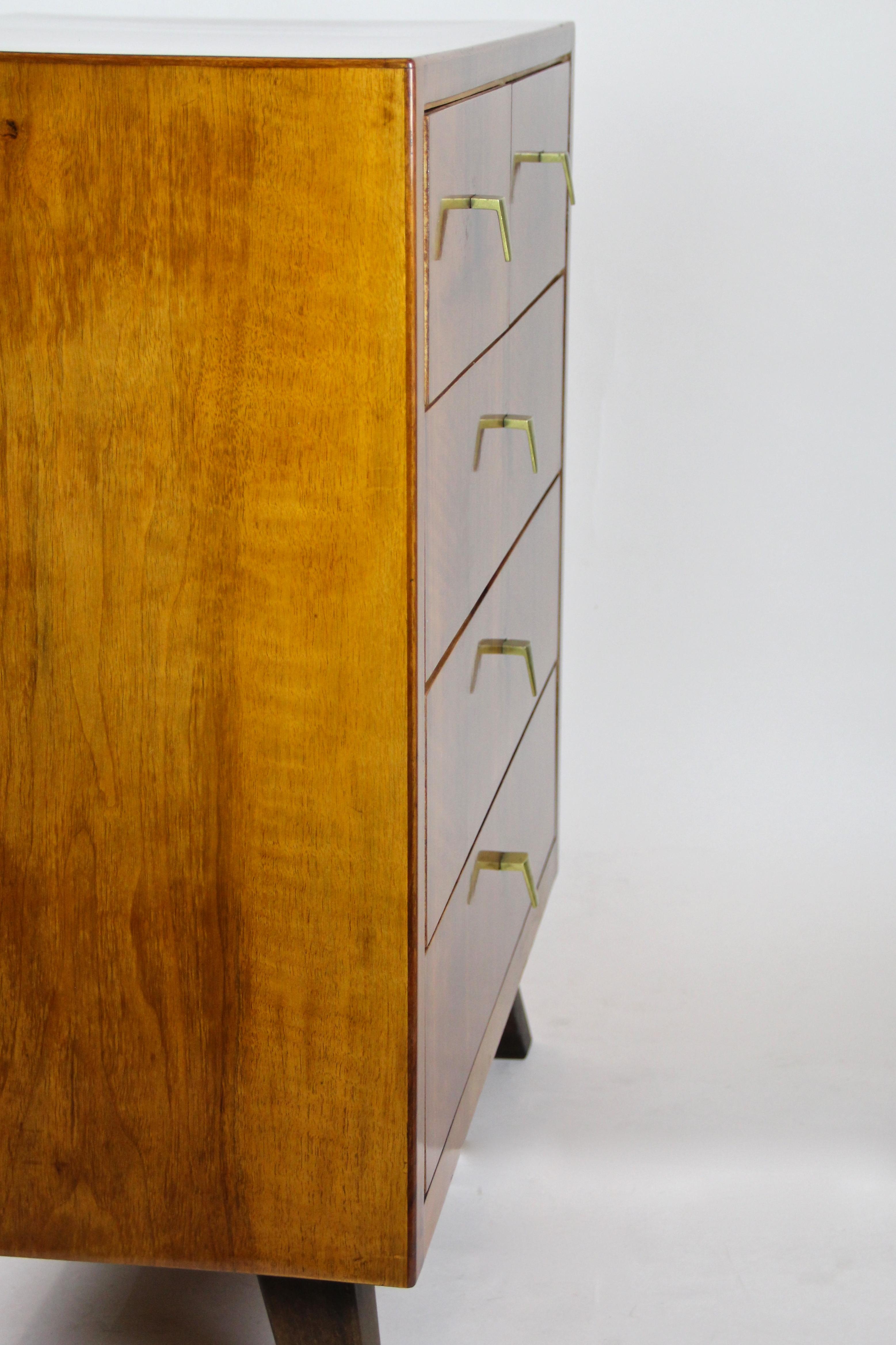 Mid-Century Modern Chest of Drawers/ Commode Nut Wood, Austria, circa 1960 2