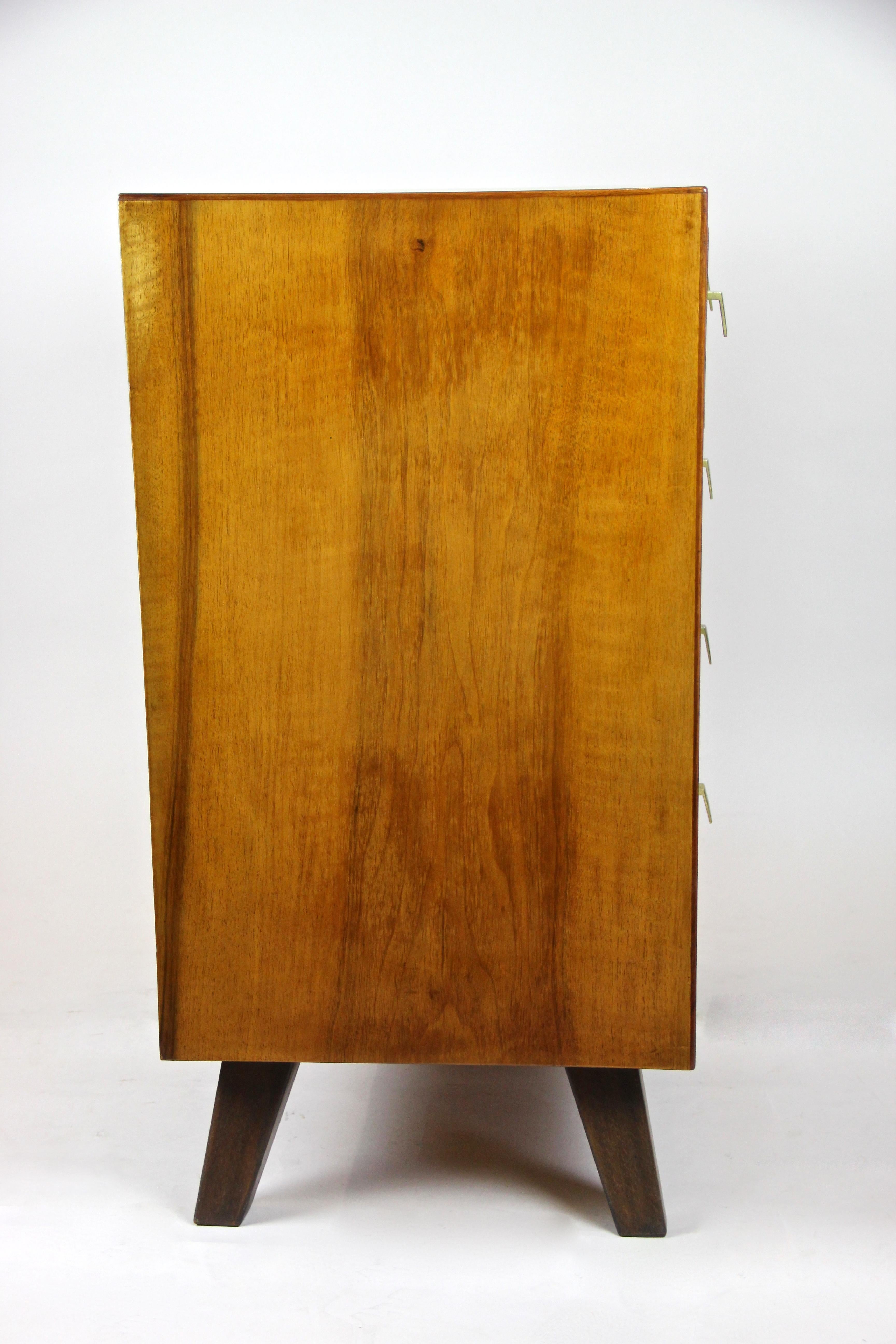 Mid-Century Modern Chest of Drawers/ Commode Nut Wood, Austria, circa 1960 1