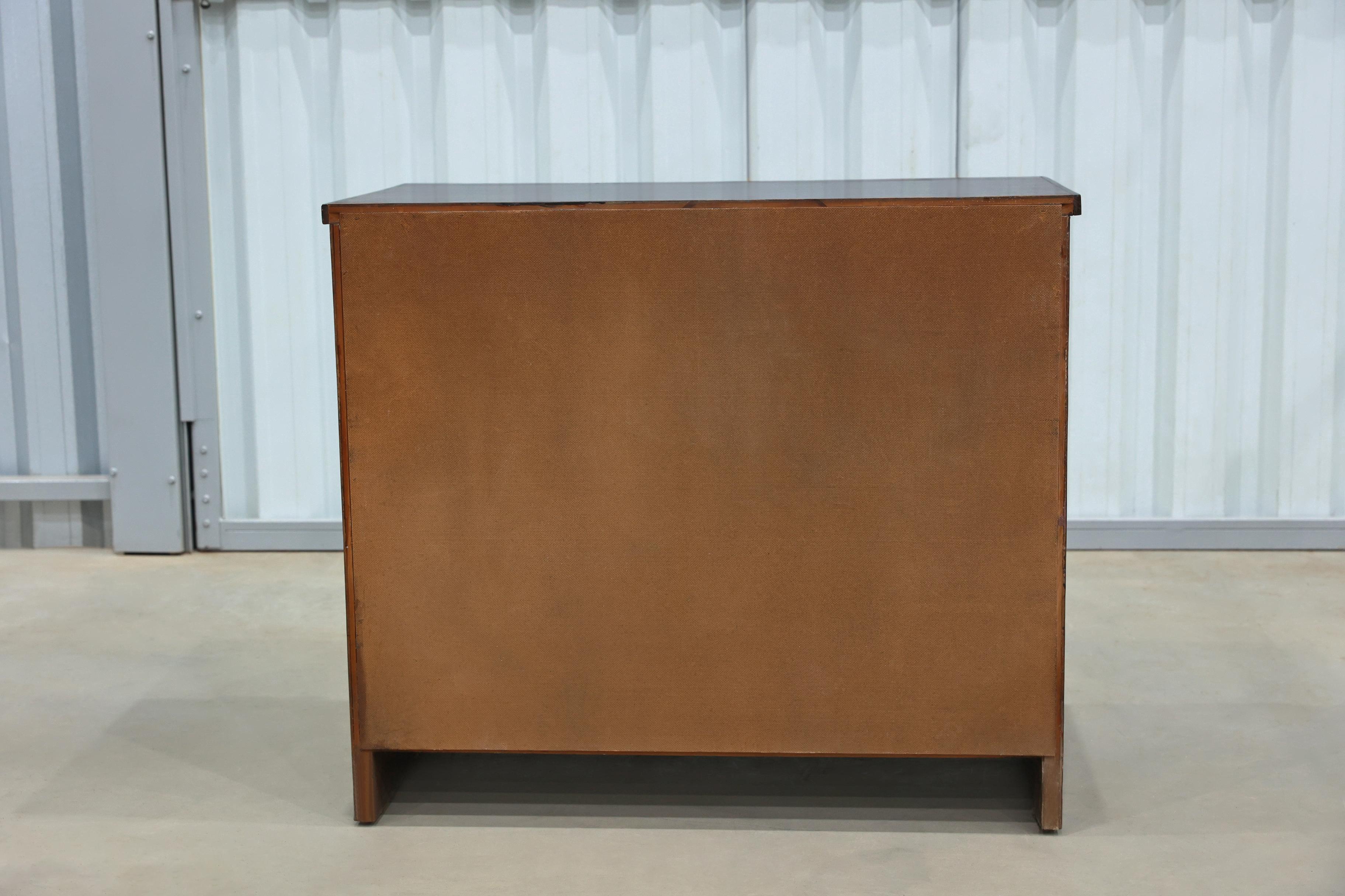 Mid-Century Modern Chest of Drawers in Caviuna wood, Unknown, c. 1950 For Sale 4