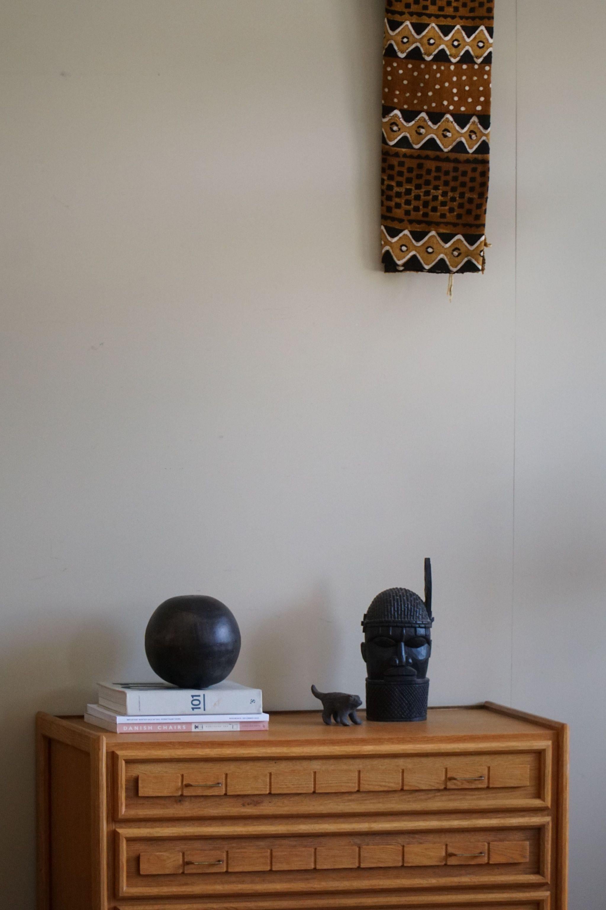 Mid-Century Modern, Chest of Drawers in Oak, By a Danish Cabinetmaker in 1960s For Sale 8