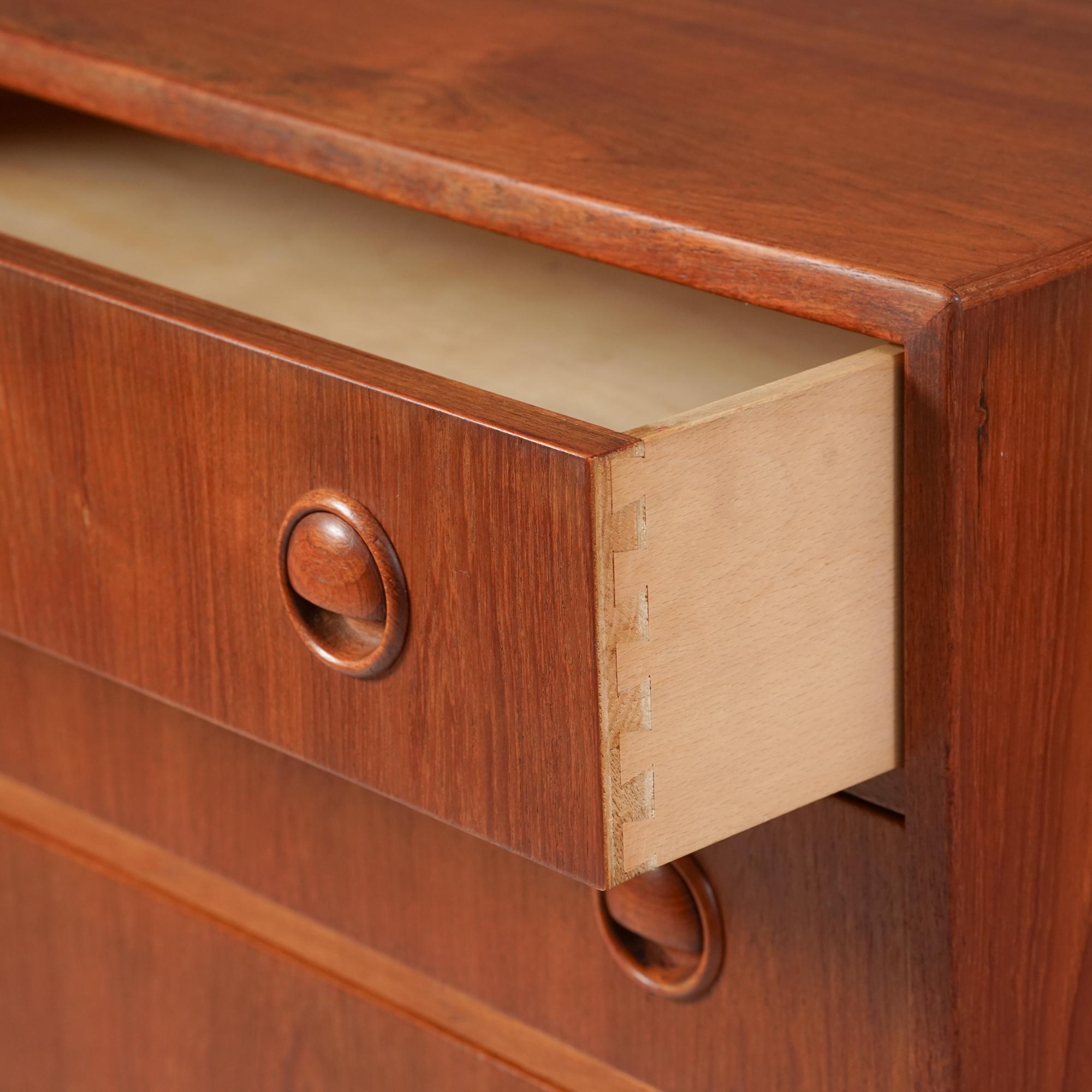 Mid-Century Modern Chest of Drawers, Kai Kristiansen, 1960s In condizioni buone in vendita a Helsinki, Uusimaa