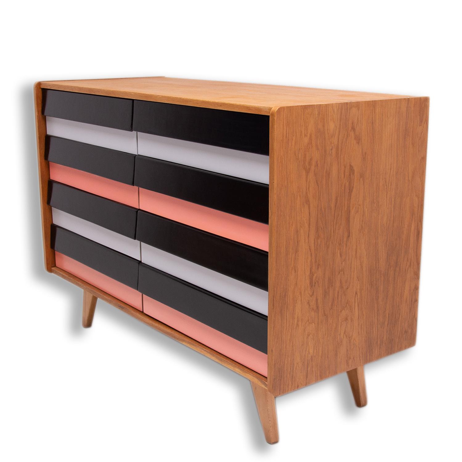 Mid-Century Modern Chest of Drawers No. U-453, by Jiří Jiroutek, Czechoslovakia 8