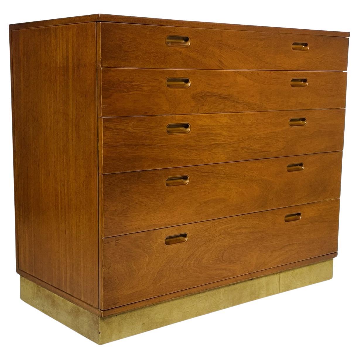 Mid Century Modern Chest of Drawers/Secretary by Edward Wormley for Dunbar For Sale
