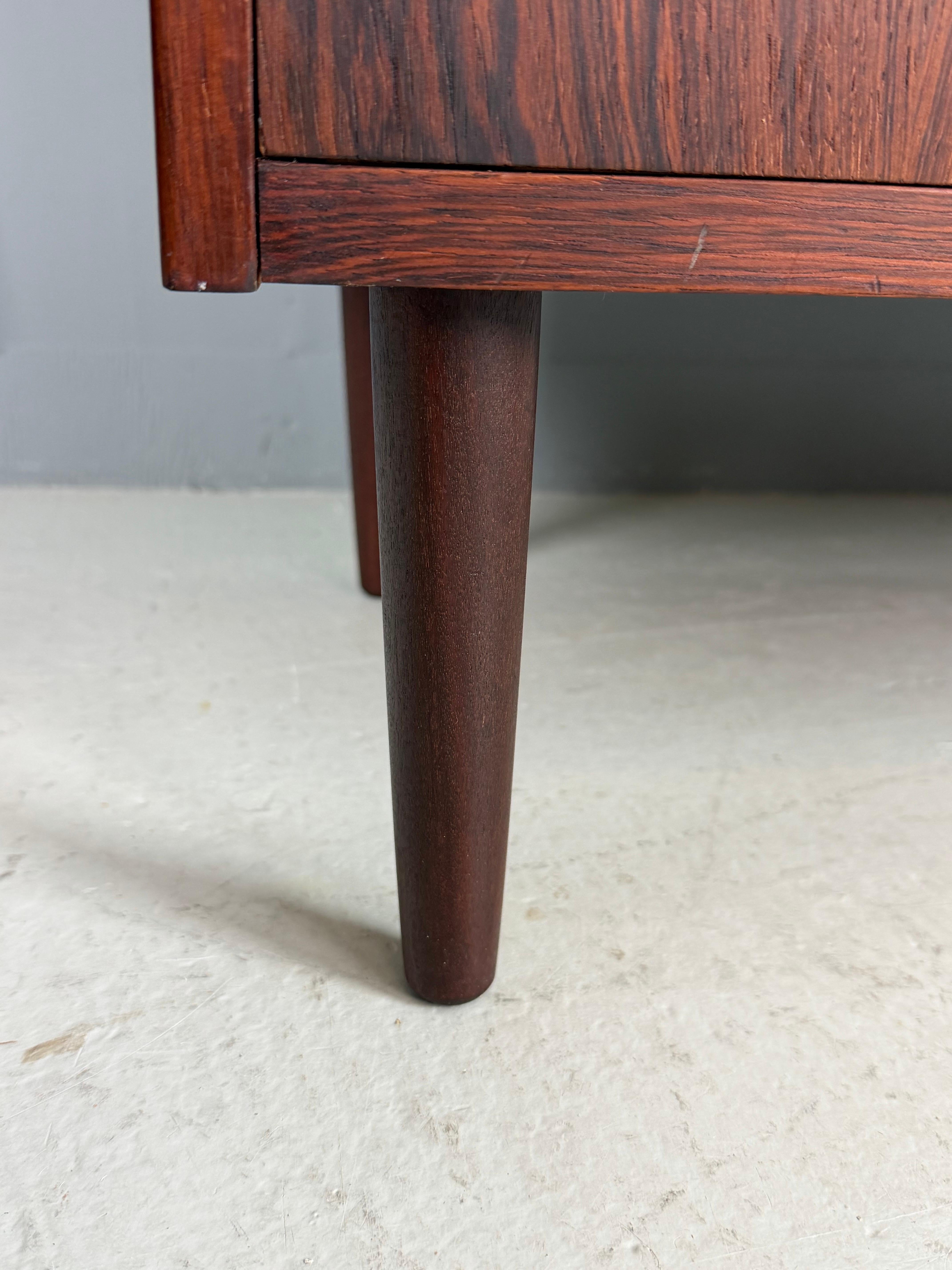 Mid-Century Modern Chest of Six Drawers, Tallboy in Teak, Denmark 1960s in vendita 3