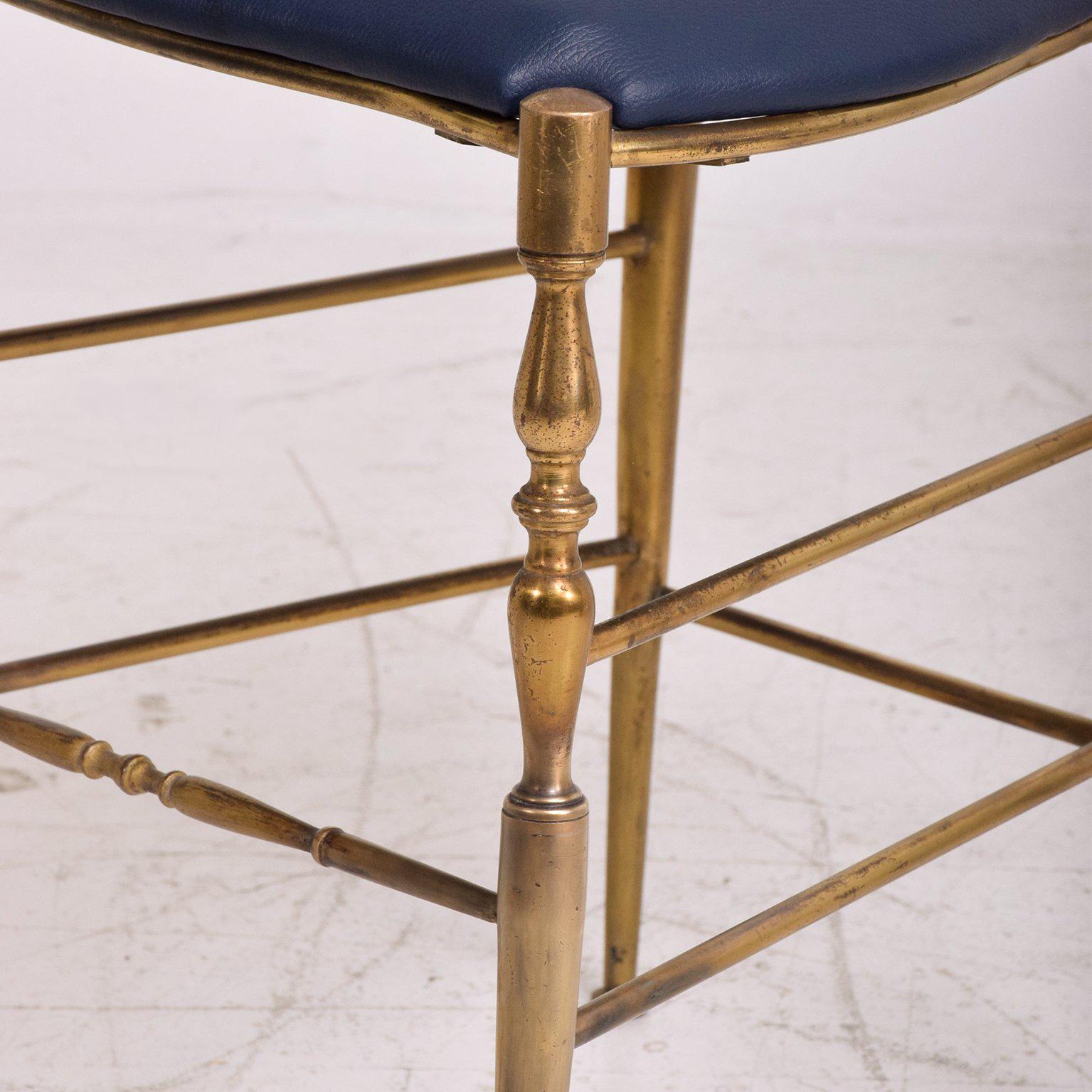 italian brass chairs