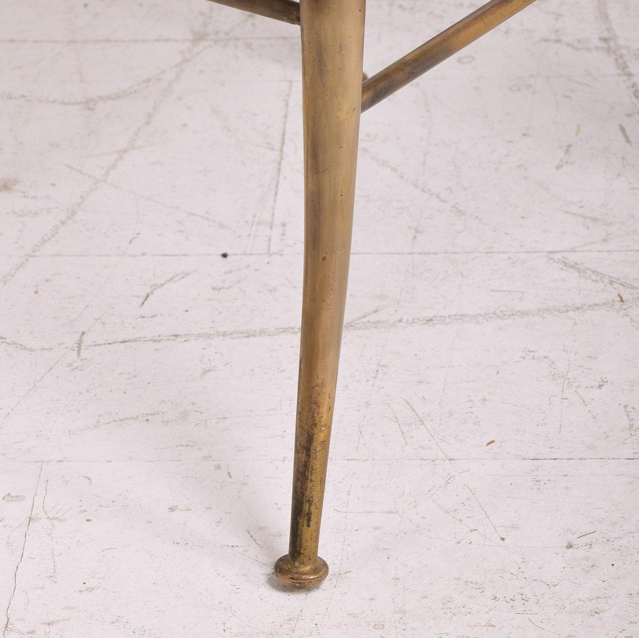 Mid-Century Modern Mid Century Modern Chiavari Italian Brass Chair