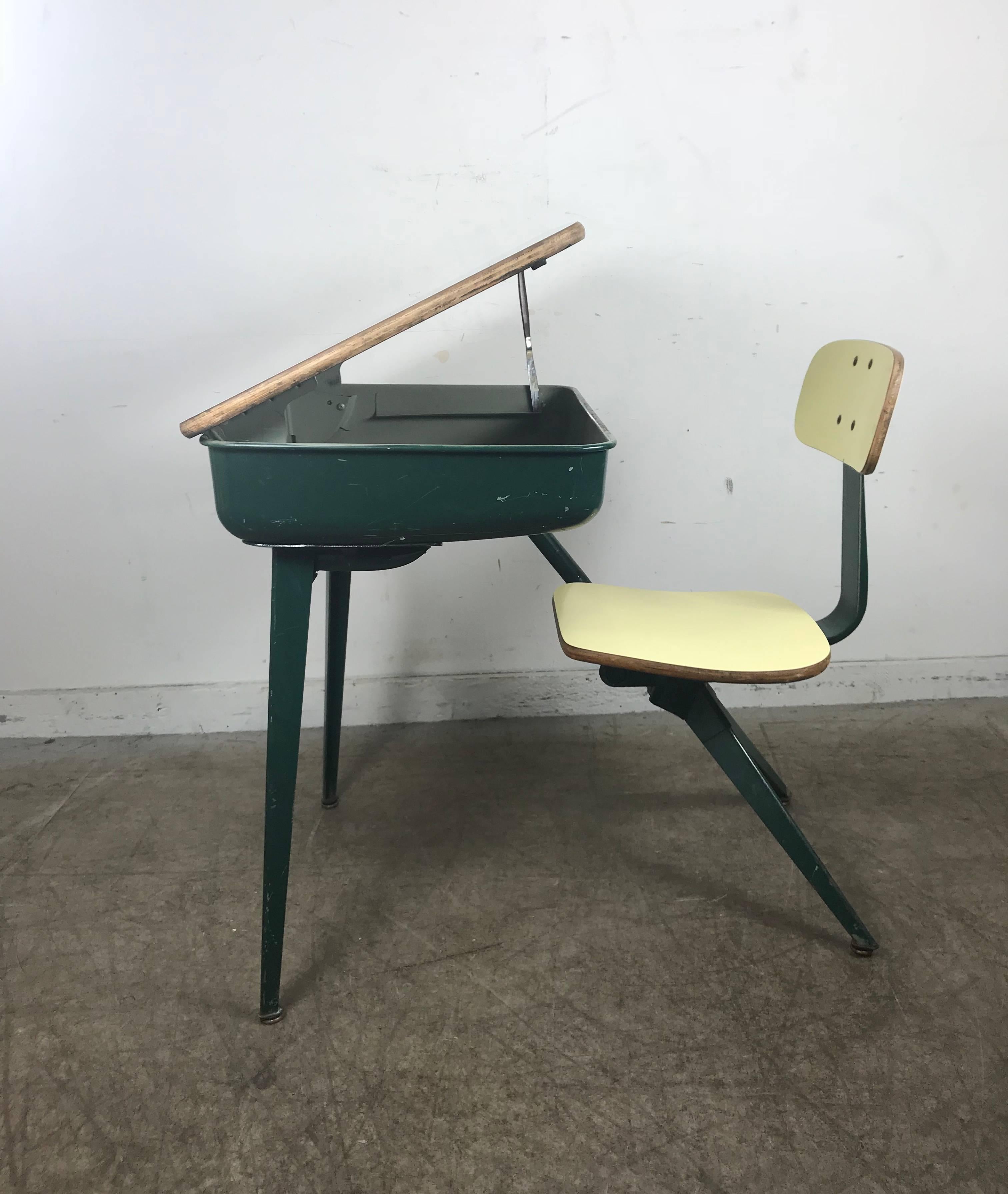 20th Century Mid-Century Modern Child, Student Desk manner of Jean Prove For Sale