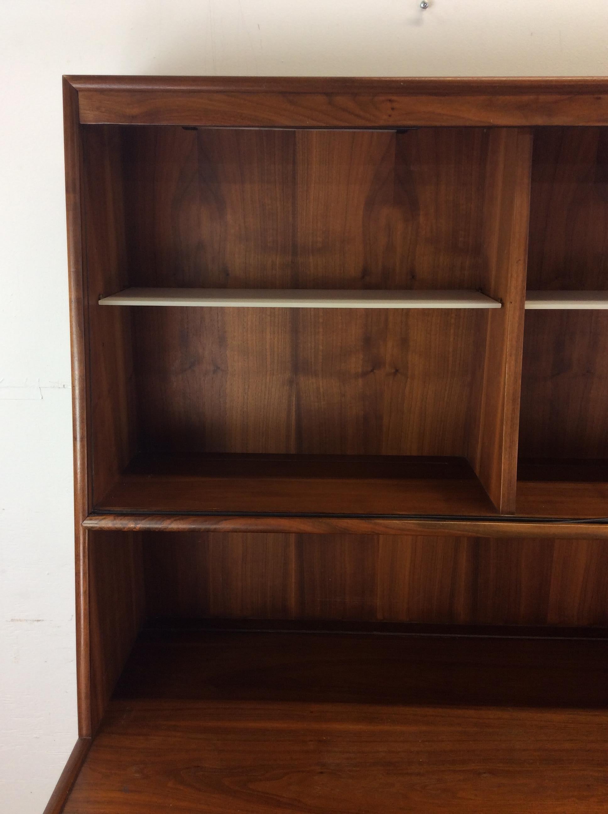 Veneer Mid Century Modern China Cabinet by Declaration from Drexel For Sale